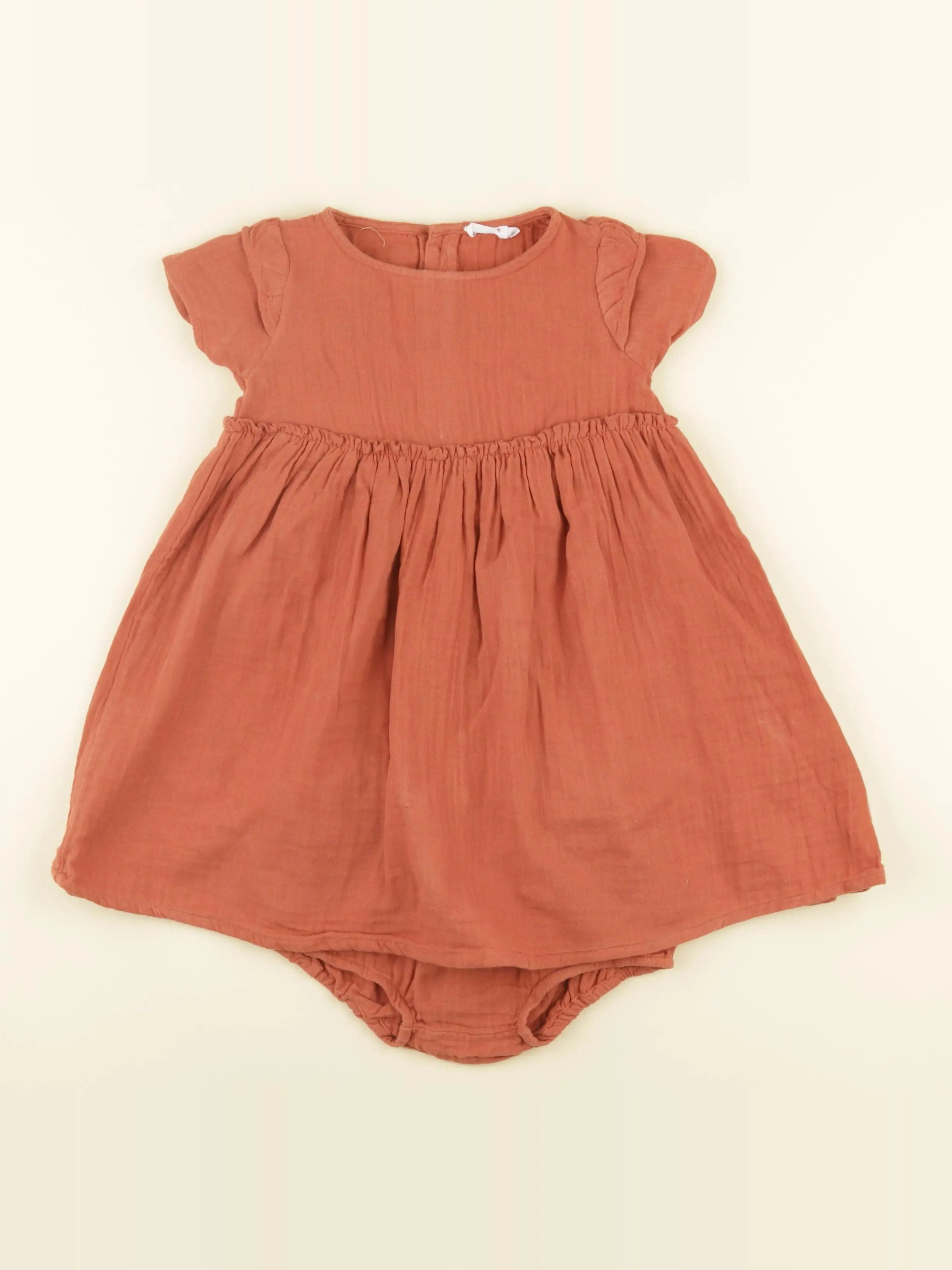 Boutchou - robe orange - 18 mois