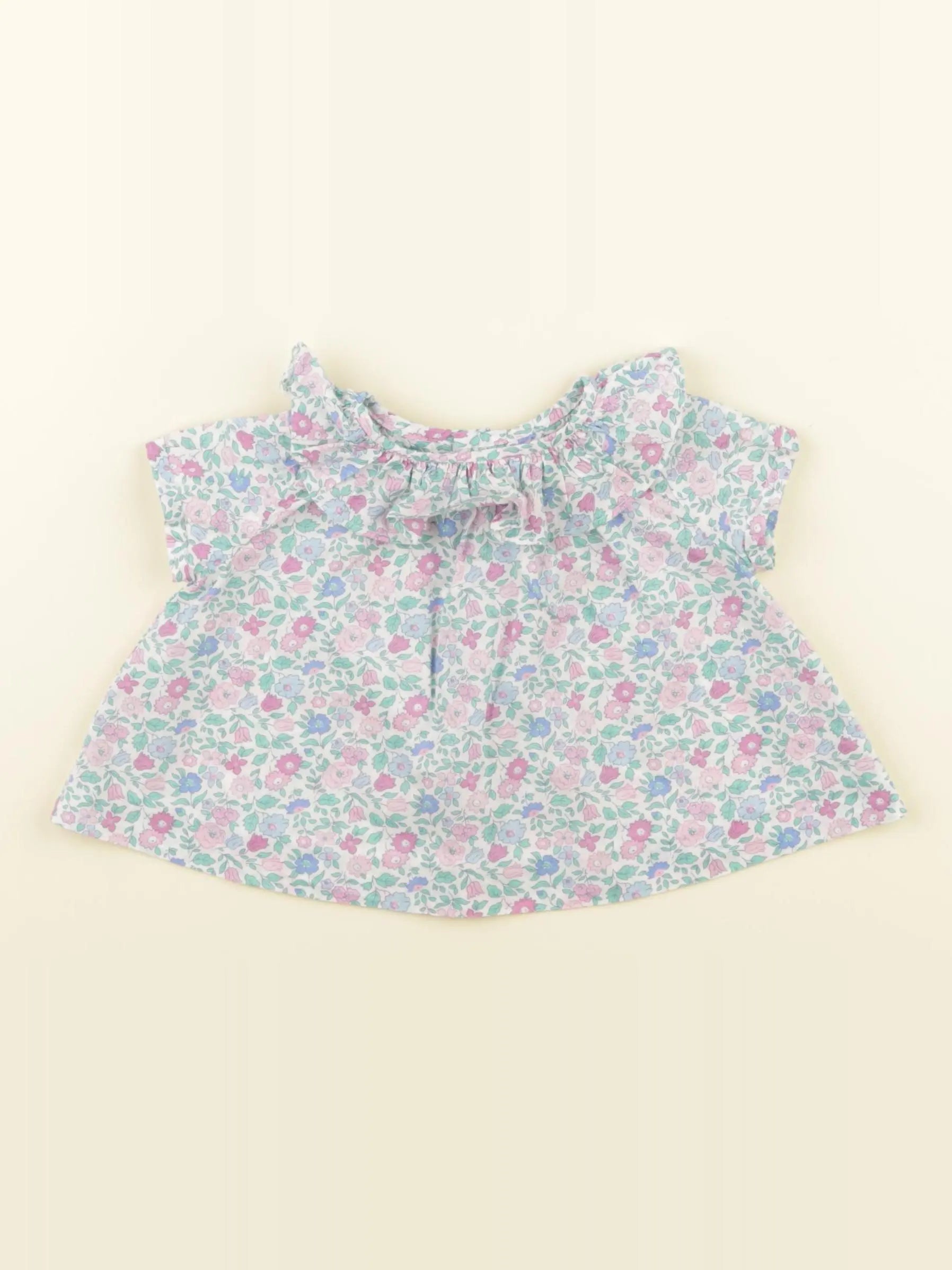 Jacadi - blouse liberty multicolore - 3 mois