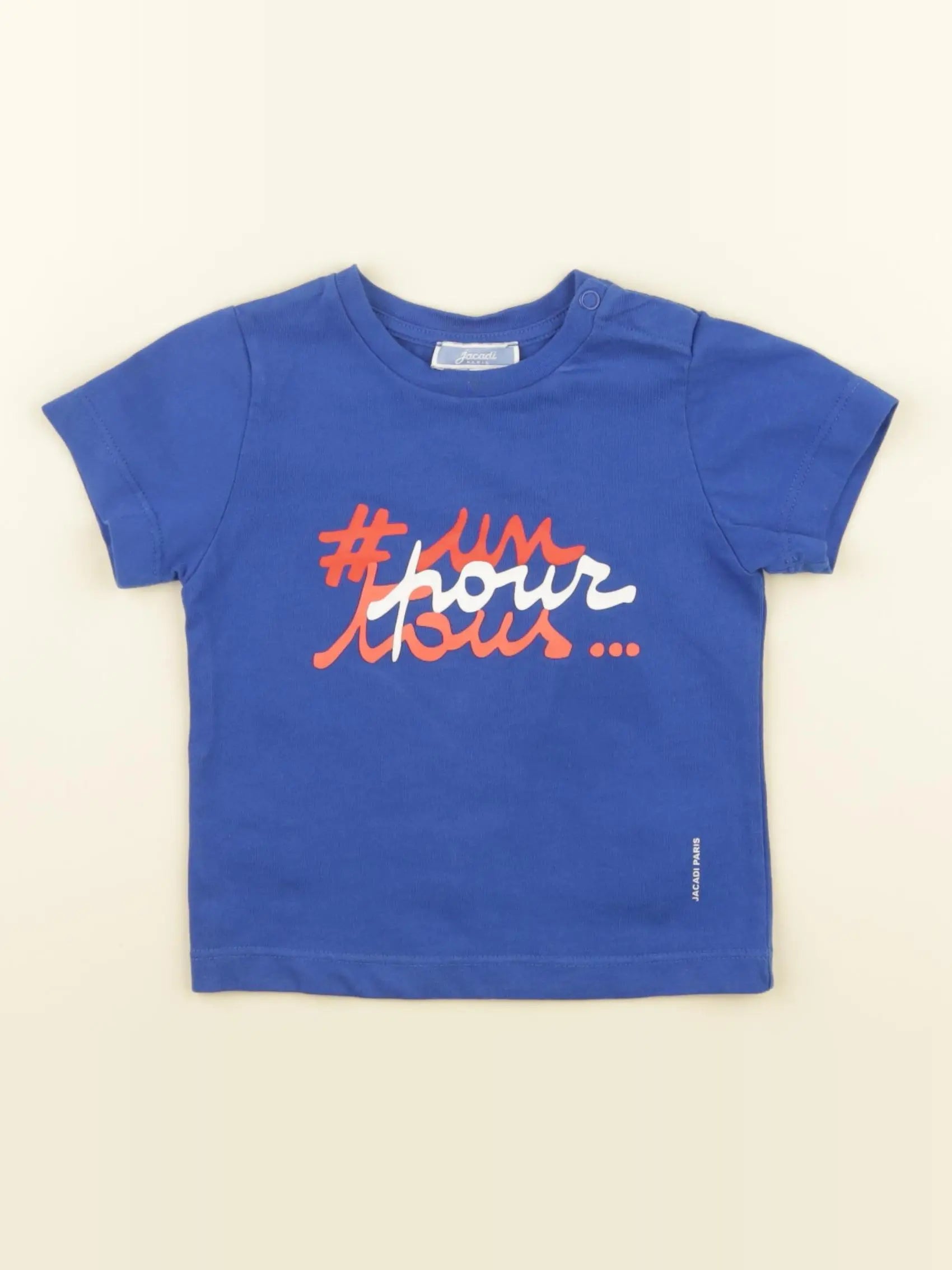 Jacadi - tee-shirt bleu - 18 mois