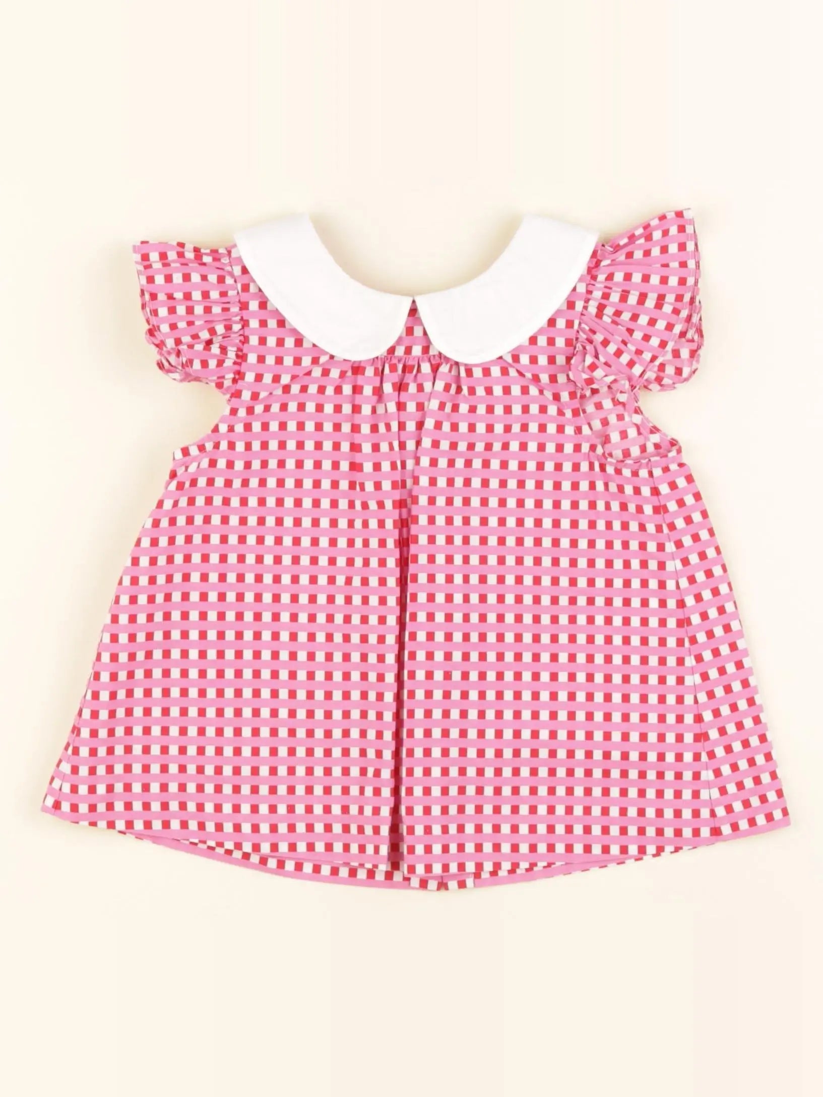 Jacadi - blouse rose, blanc - 18 mois