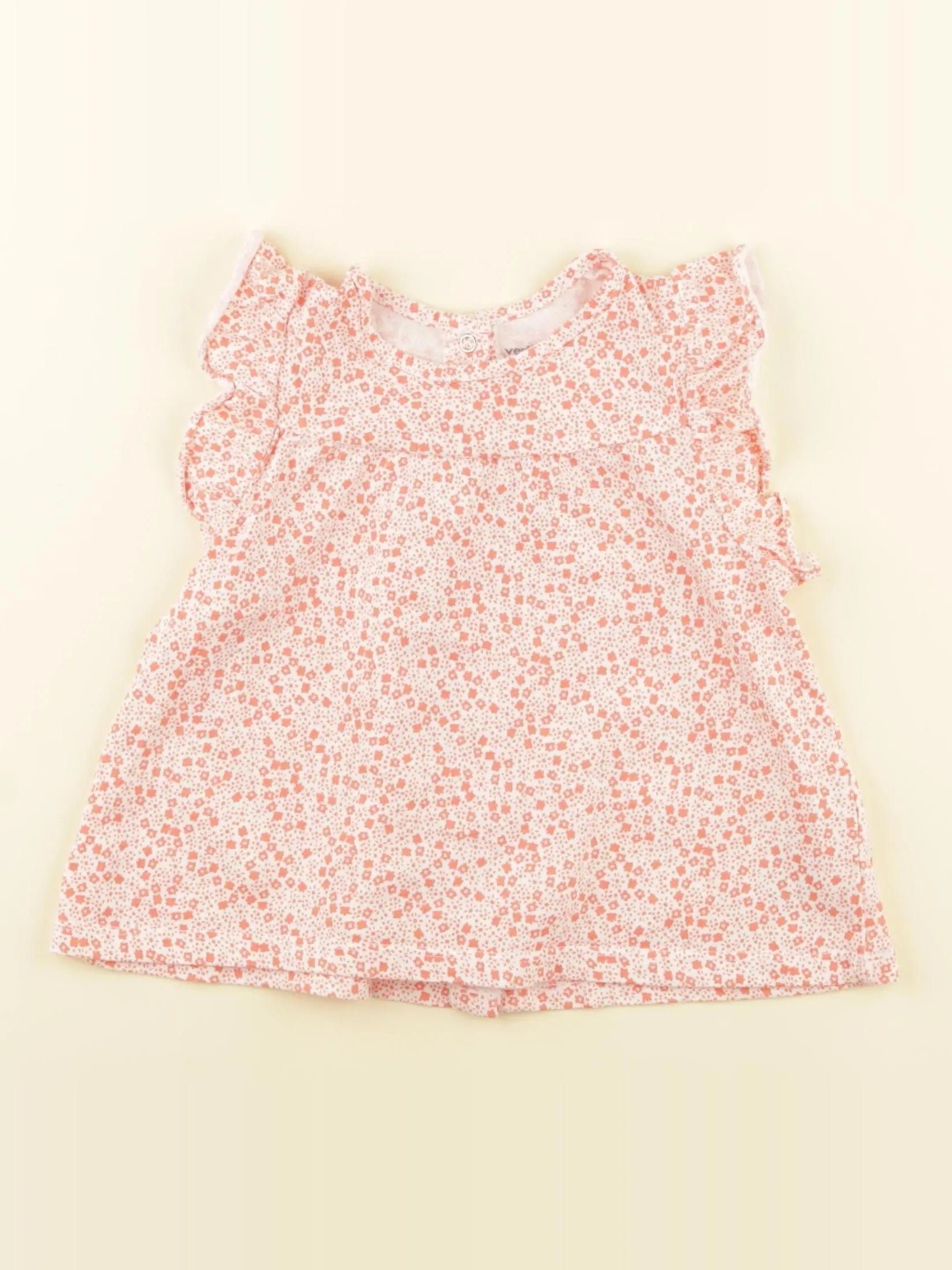 Vertbaudet - tee-shirt orange - 24 mois