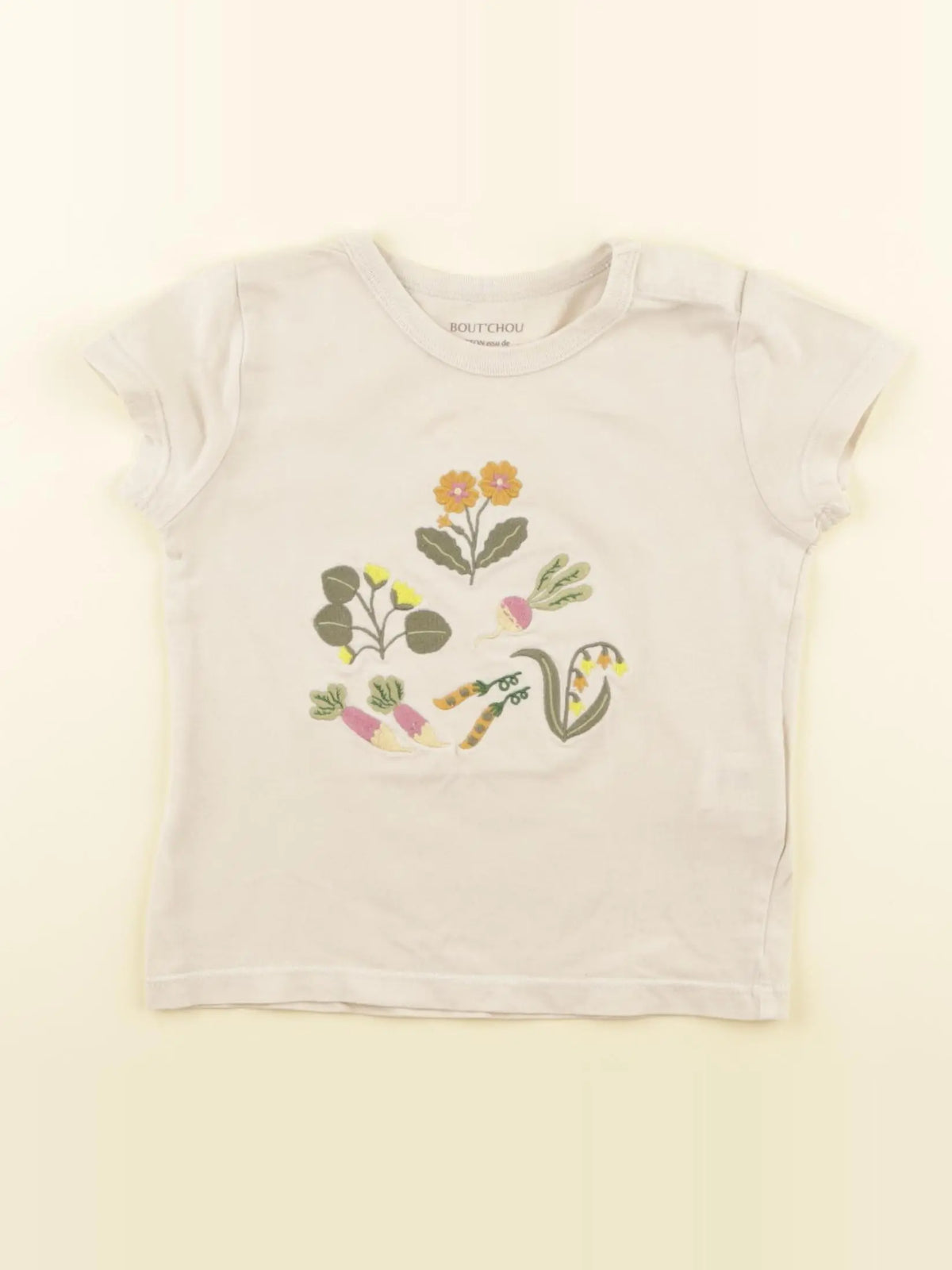 Boutchou - tee-shirt beige - 24 mois