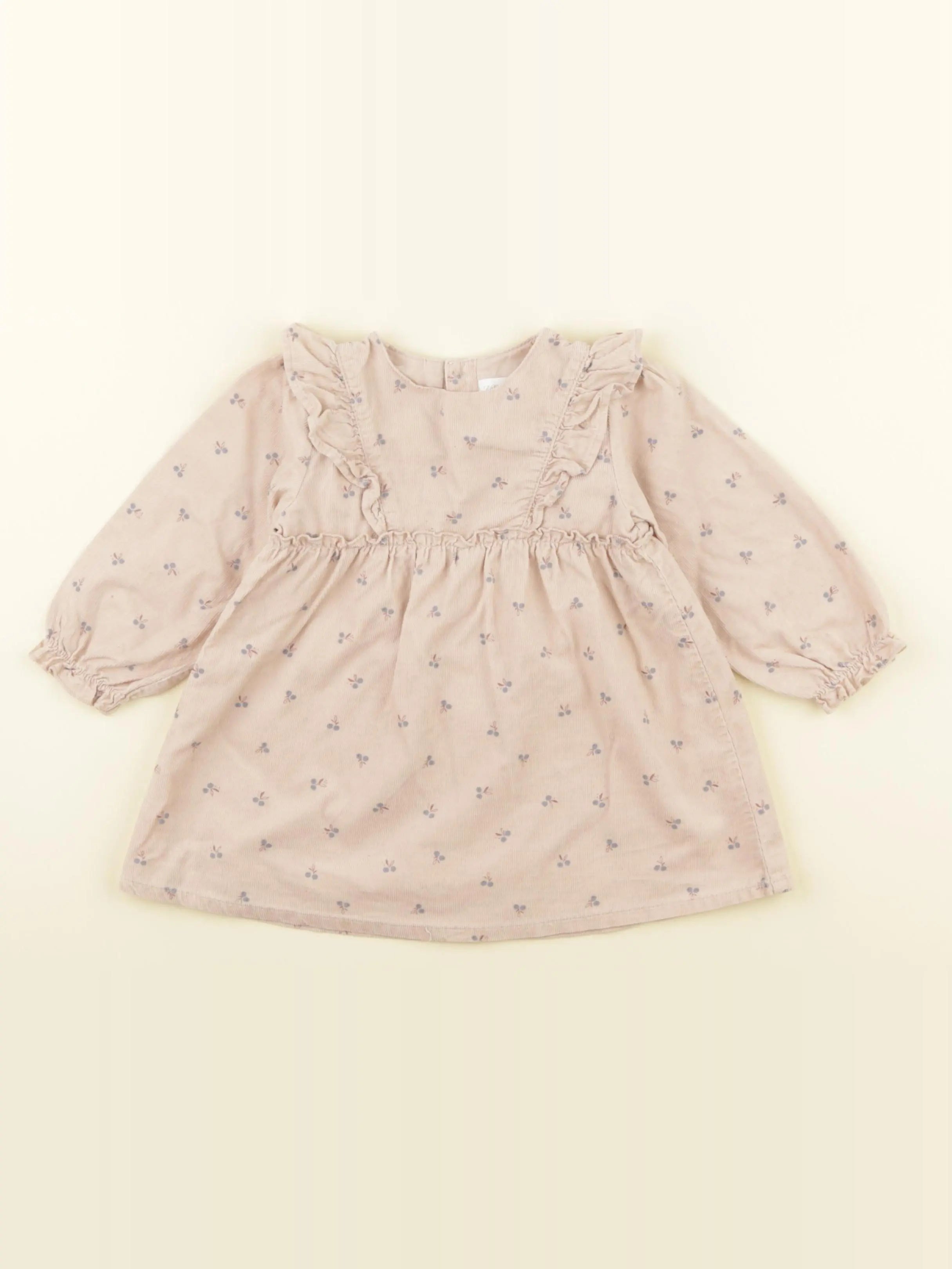 Zara - robe rose - 9/12 mois