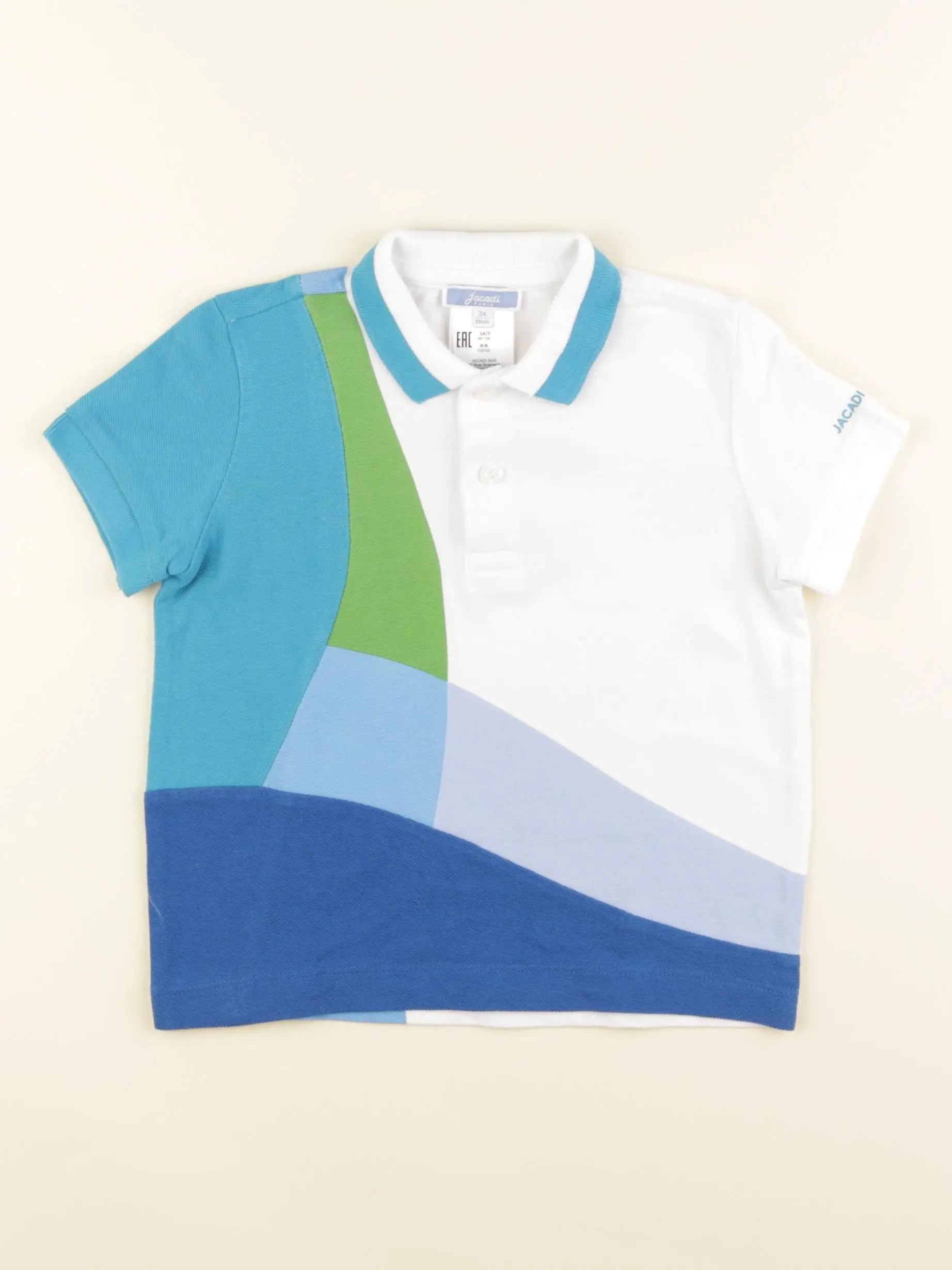 Jacadi - polo blanc - 3 ans