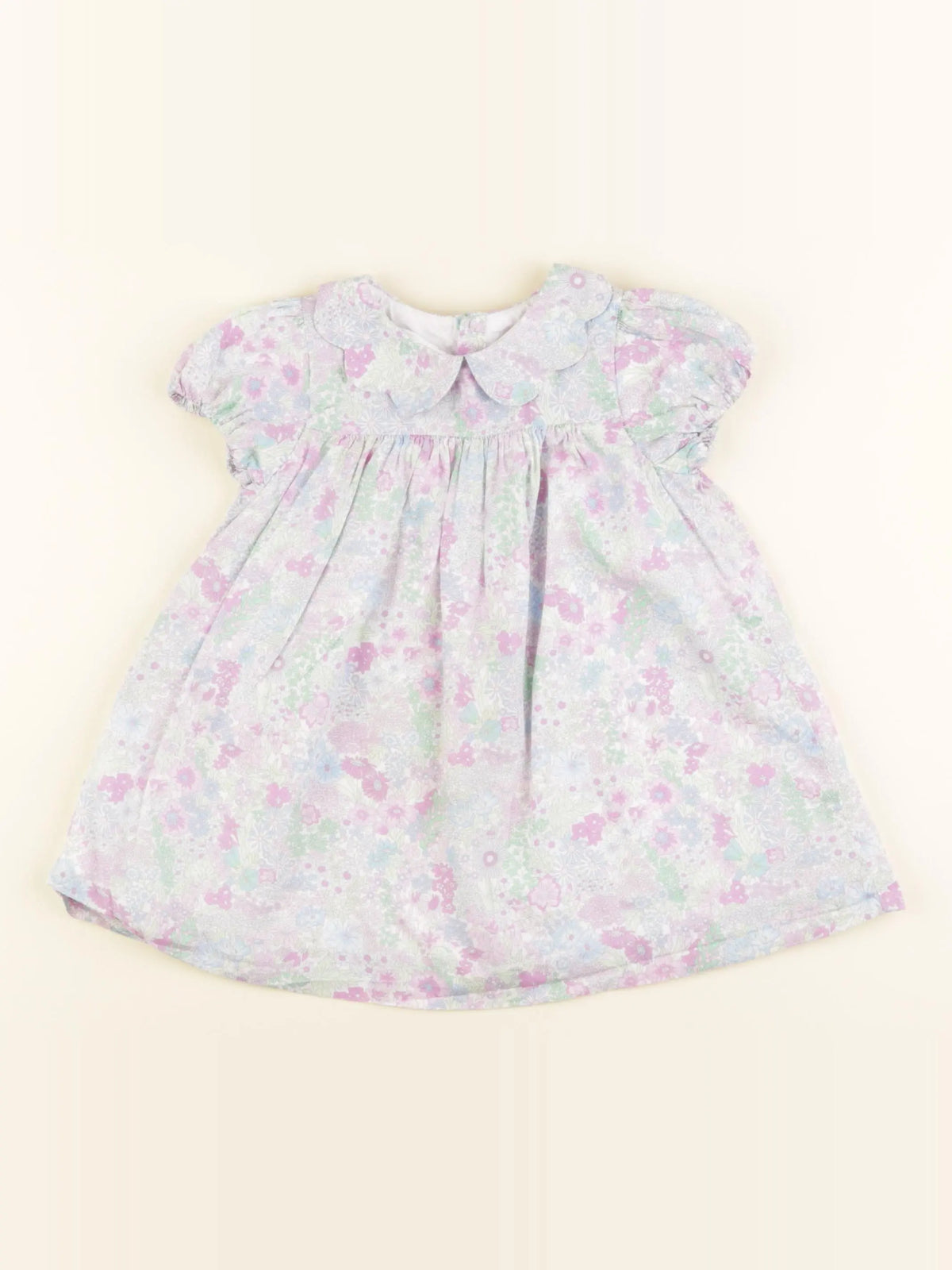 Jacadi - robe liberty multicolore - 18 mois
