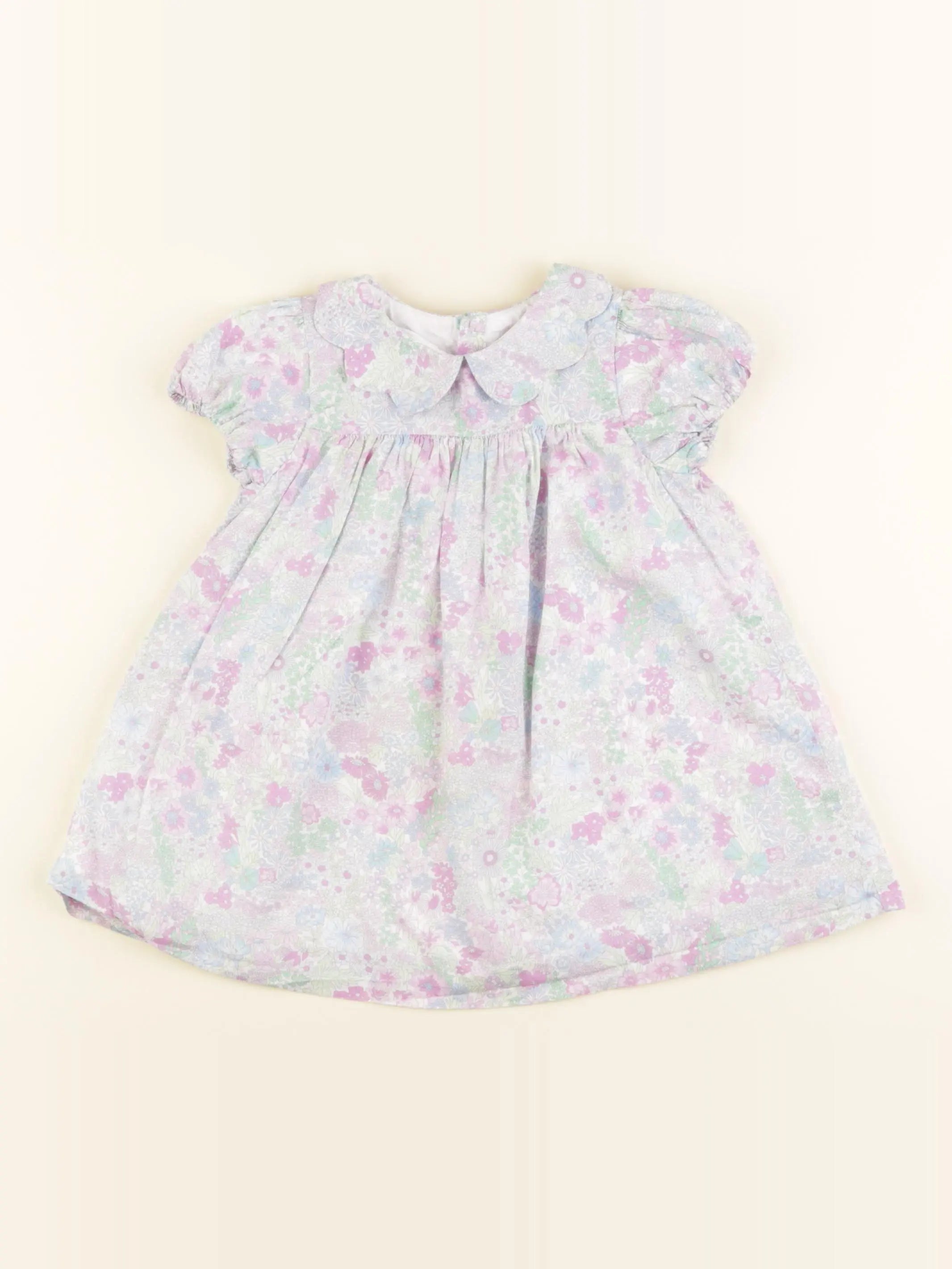 Jacadi - robe liberty multicolore - 18 mois