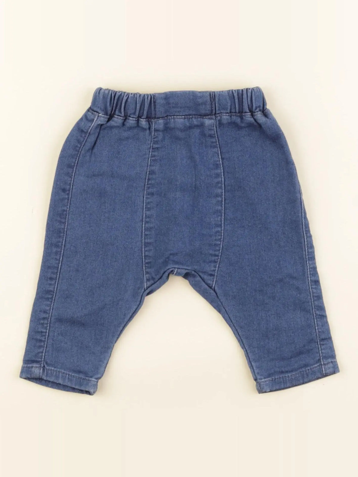 Vertbaudet - sarouel bleu - 1 mois