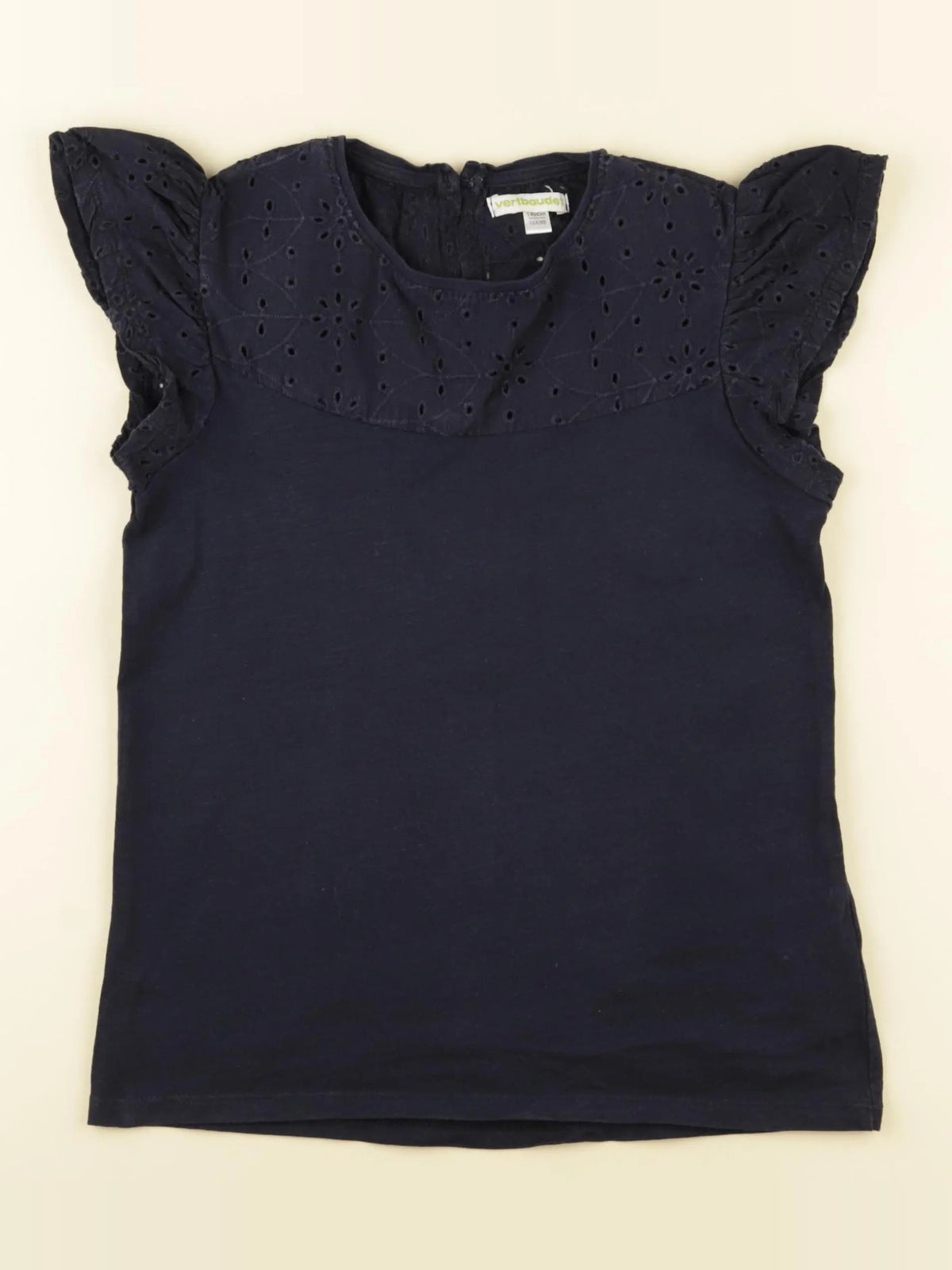 Vertbaudet - tee-shirt bleu - 10 ans