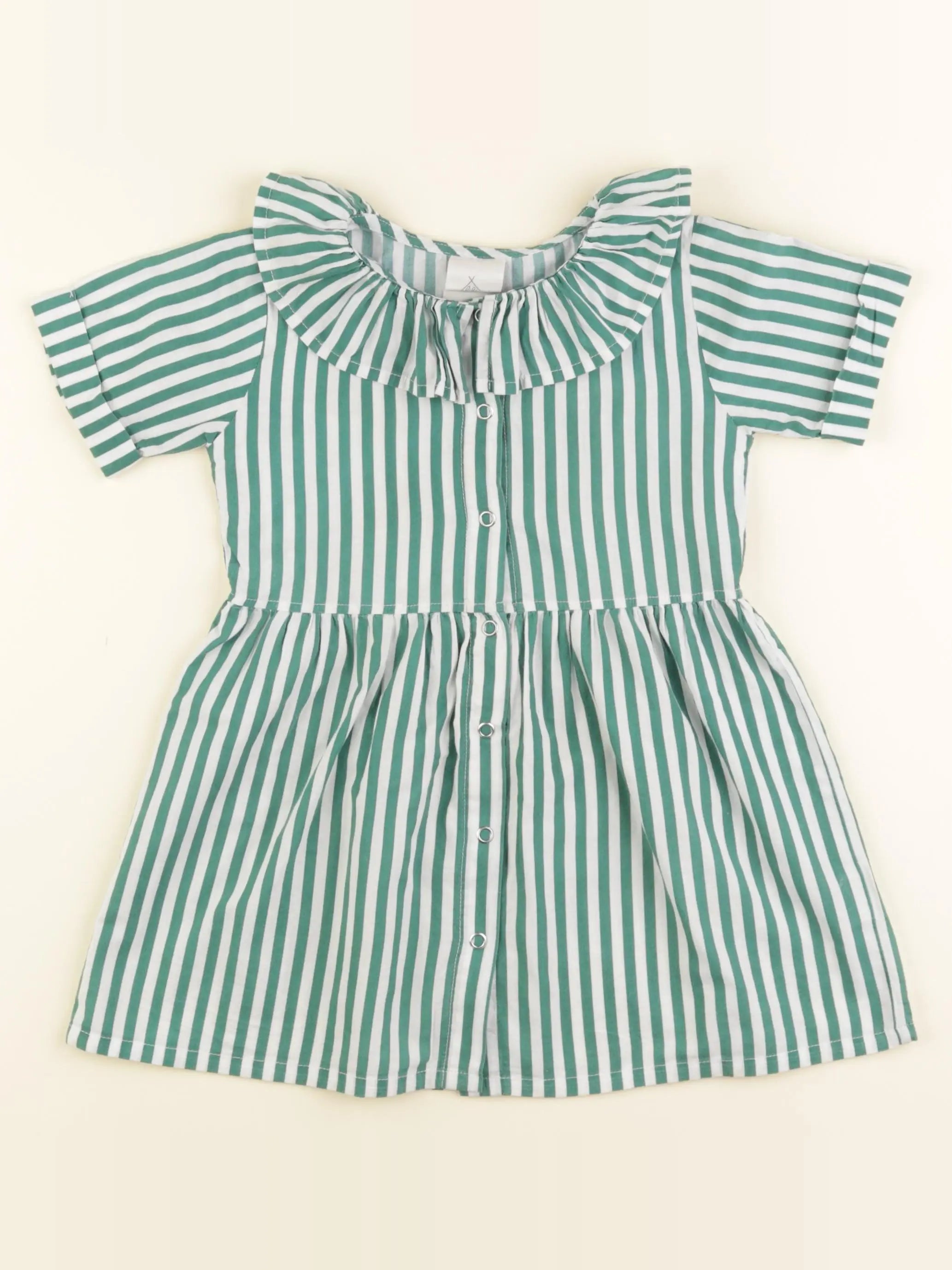Lililotte - robe vert - 4 ans