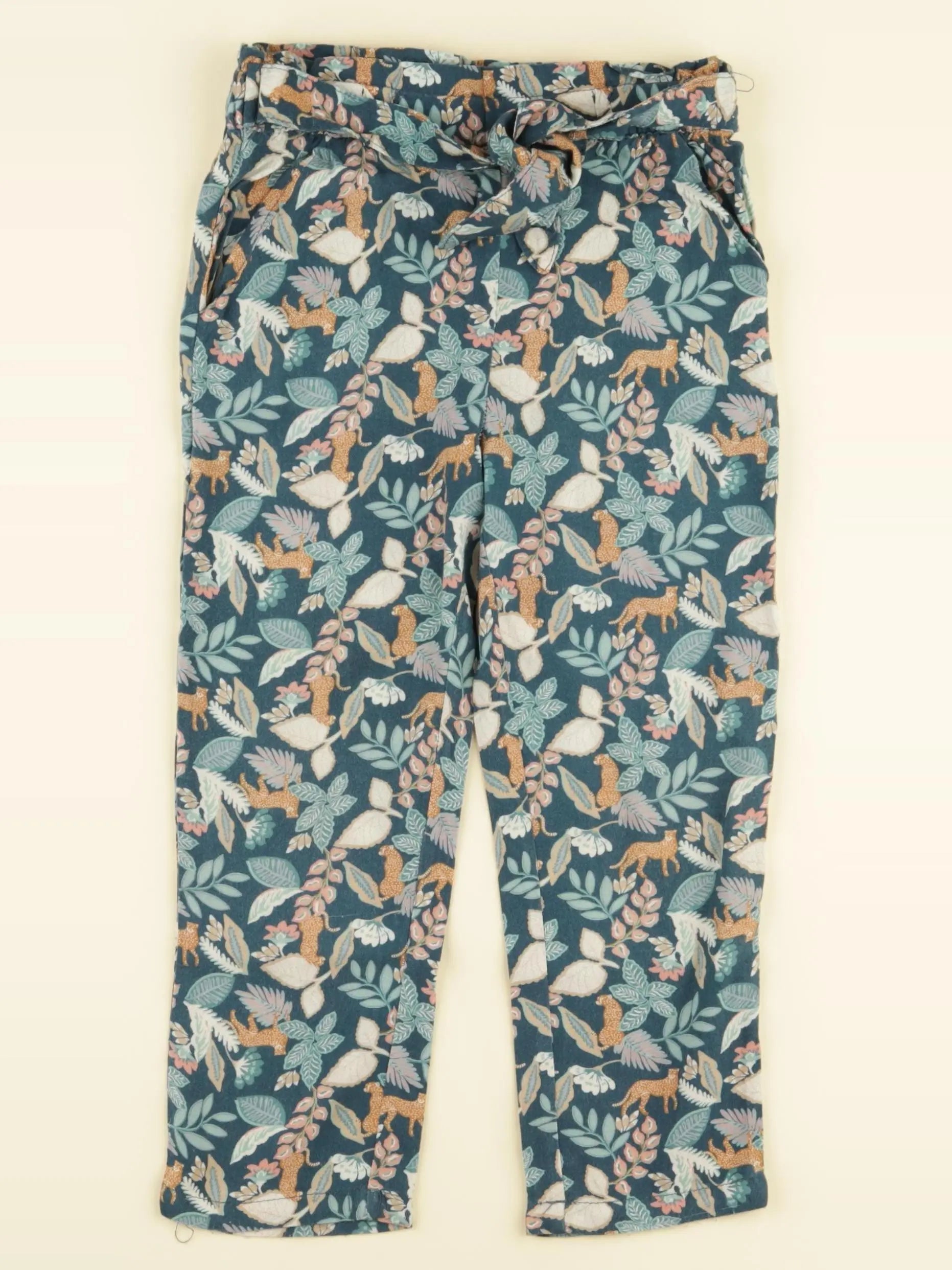 Vertbaudet - pantalon vert - 4 ans