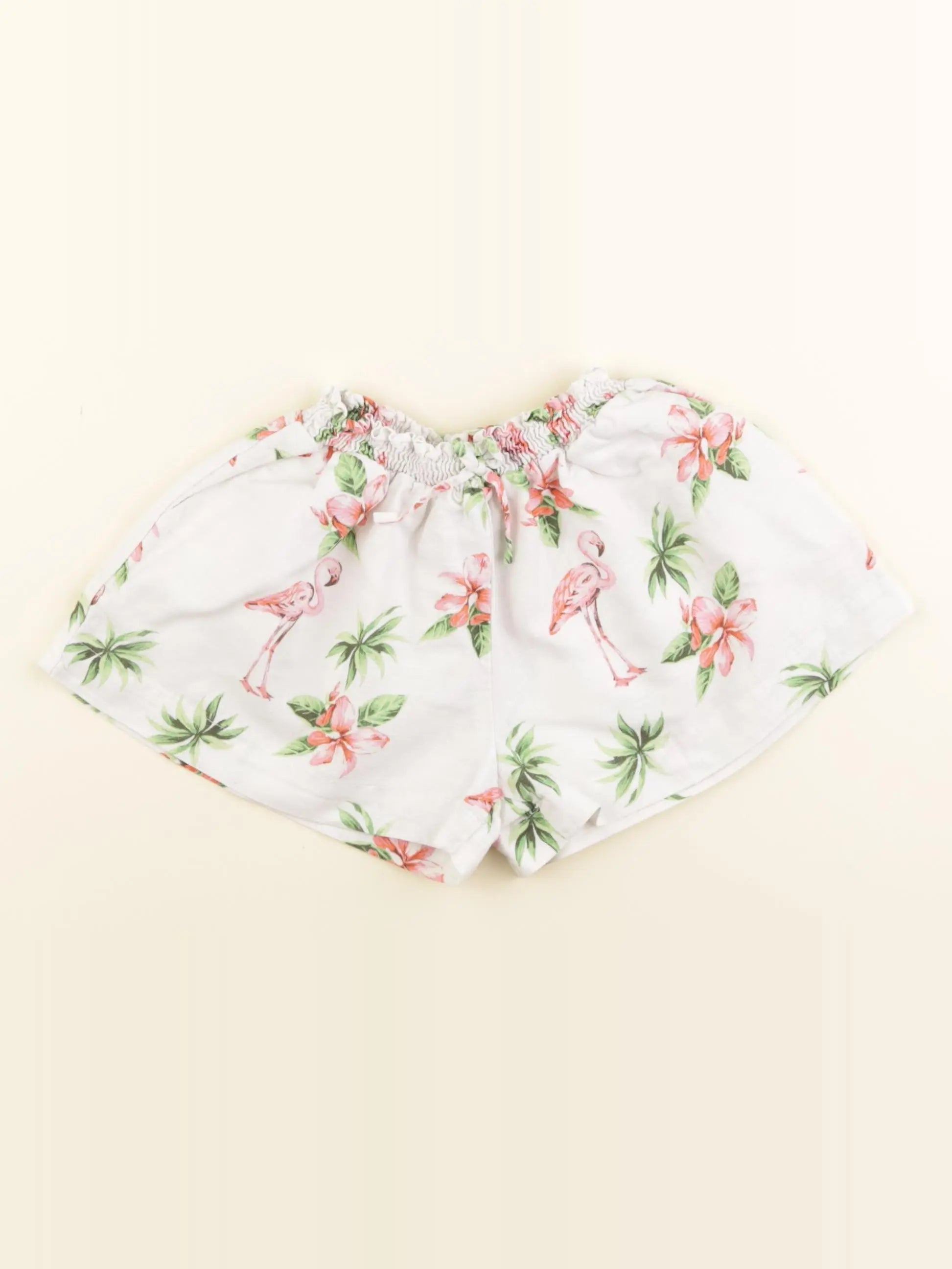 Zara - short blanc, rose, vert - 4/5 ans