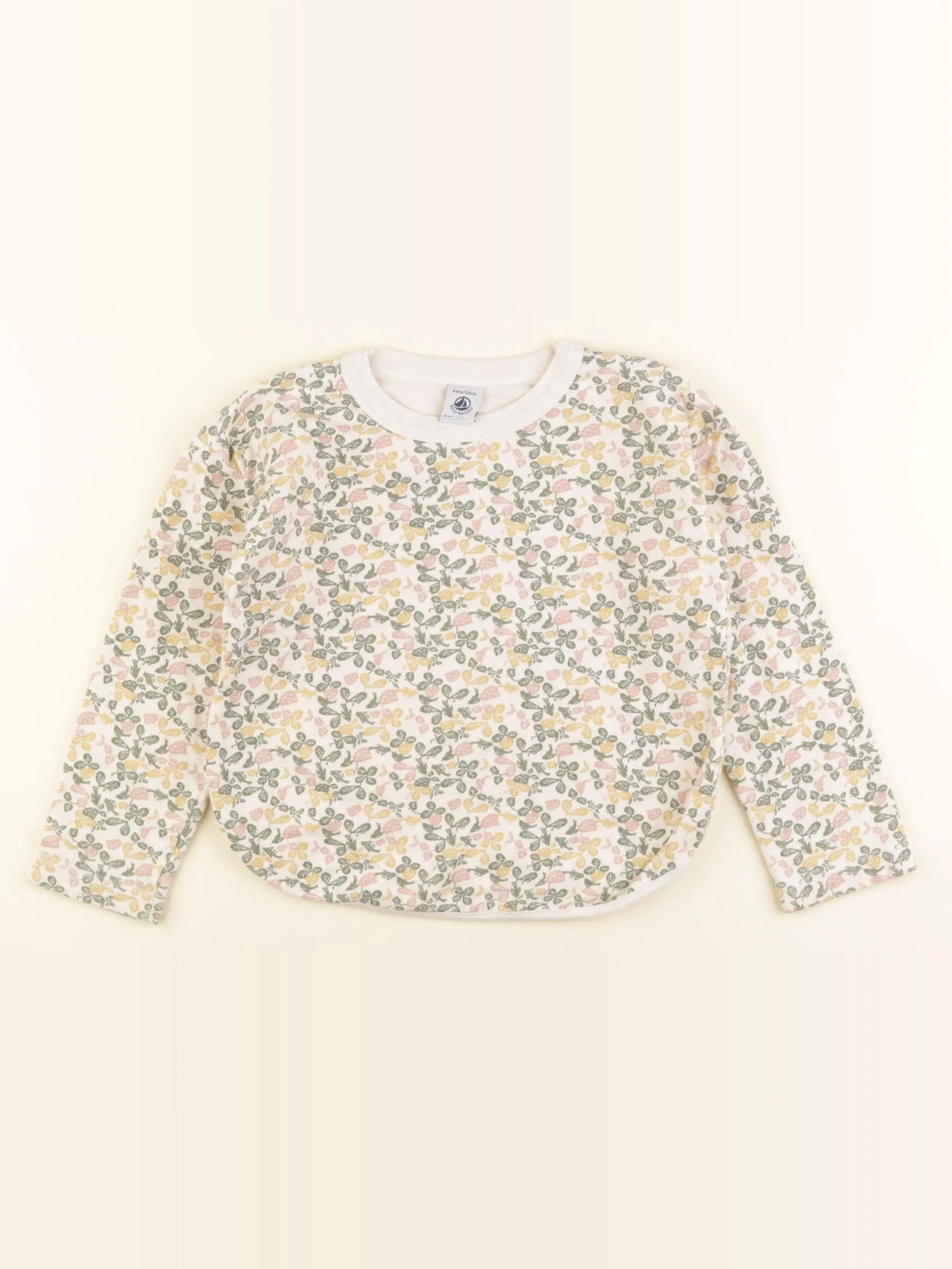 Petit Bateau - tee-shirt beige, rose, vert - 6 ans