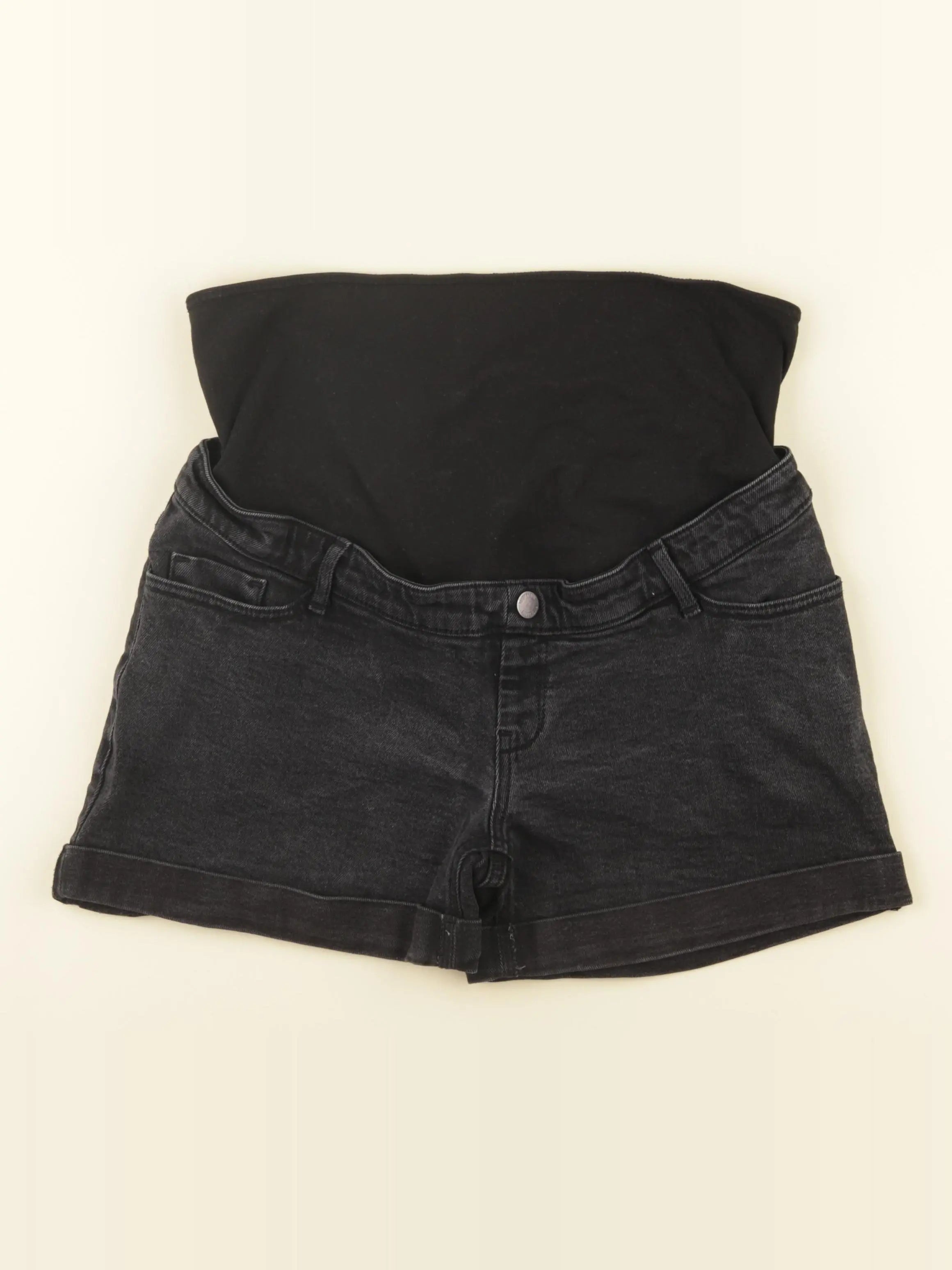 Kiabi - short grossesse noir - 40