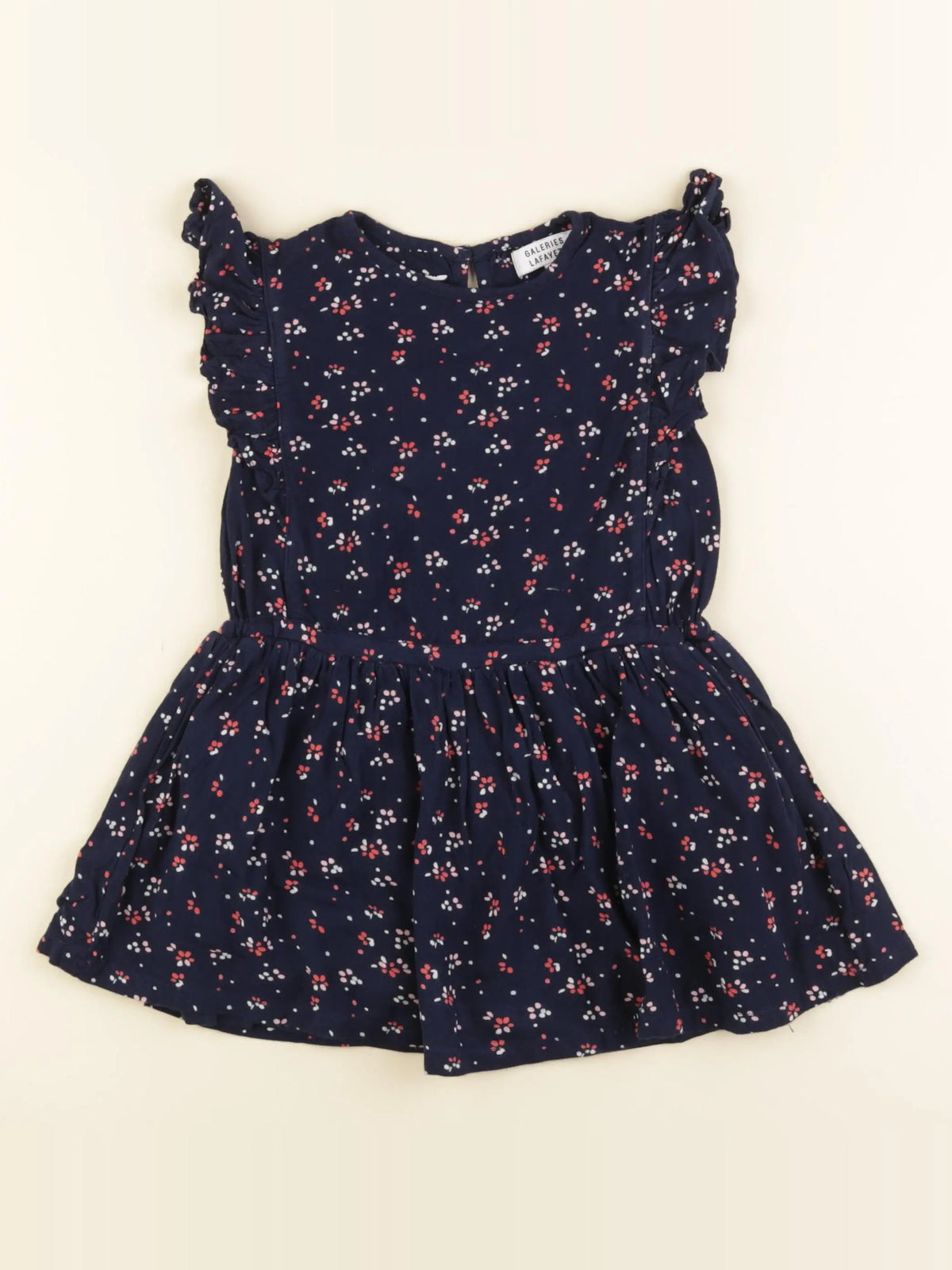 Galeries Lafayette - robe bleu - 4 ans