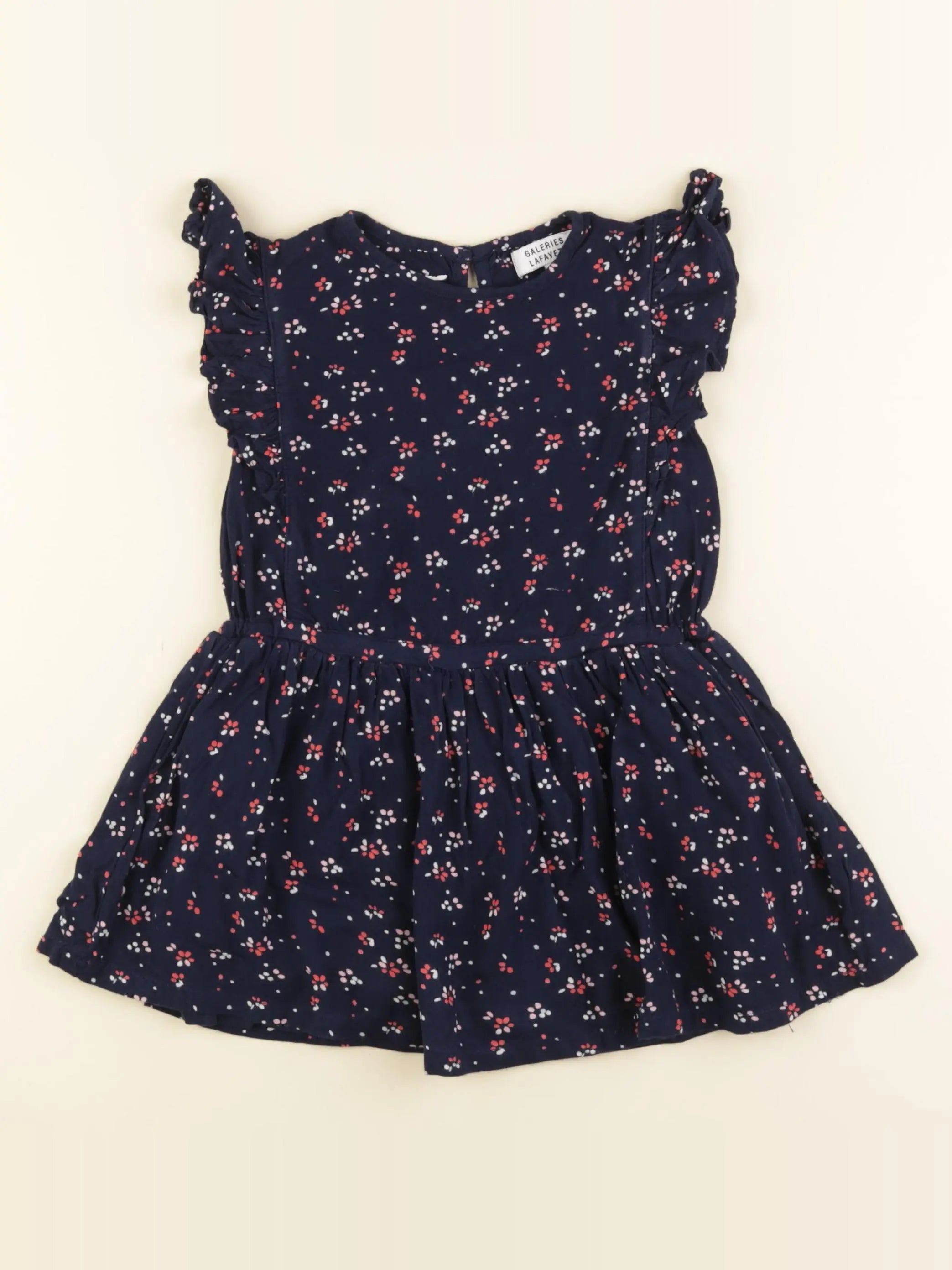 Galeries Lafayette - robe bleu - 4 ans