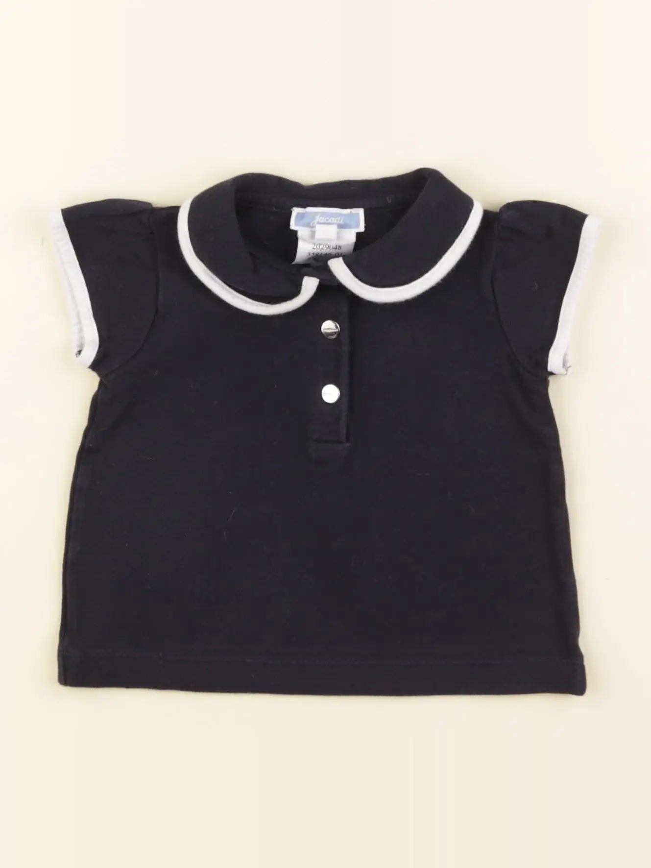 Jacadi - polo bleu - 12 mois