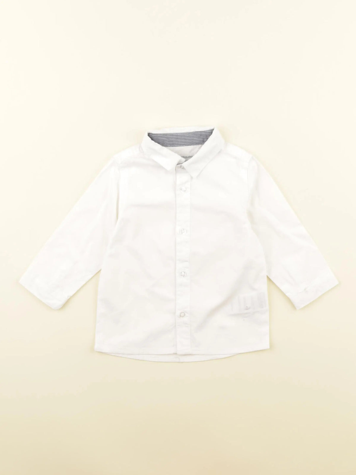 Vertbaudet - chemise blanc - 9 mois