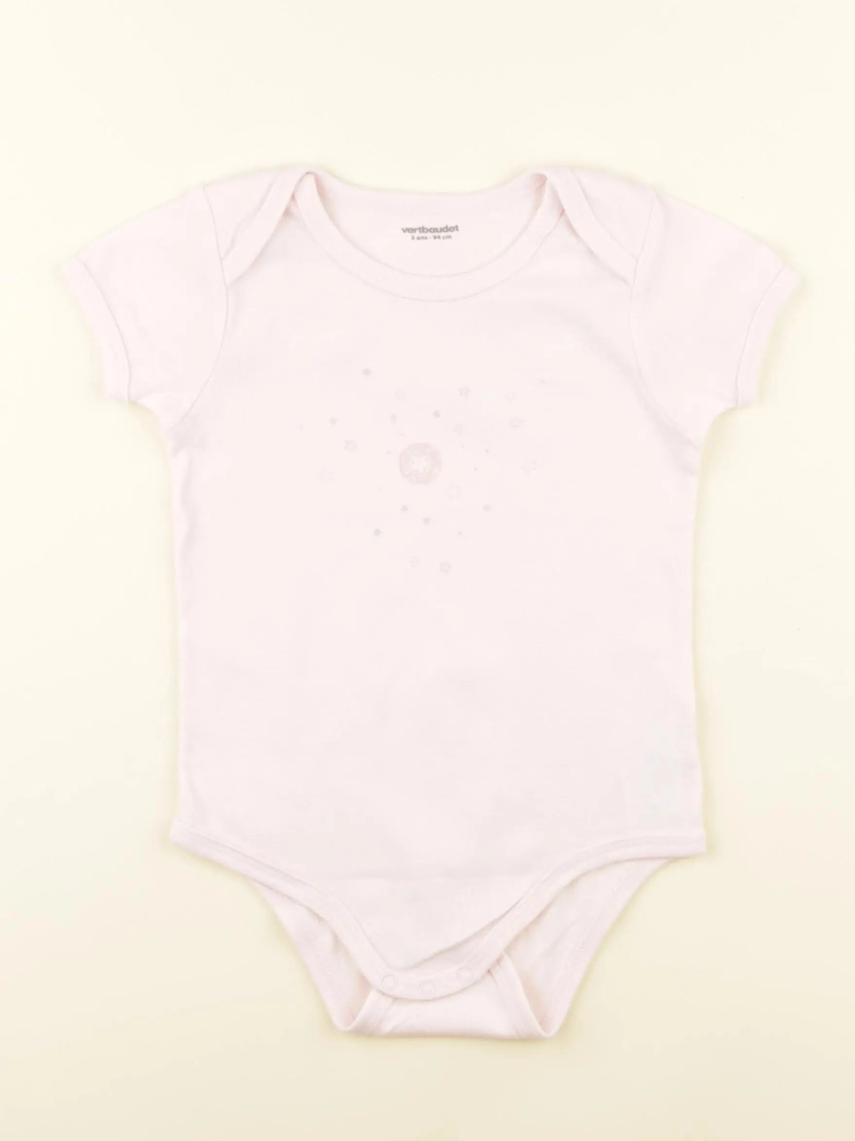 Vertbaudet - body rose - 3 ans