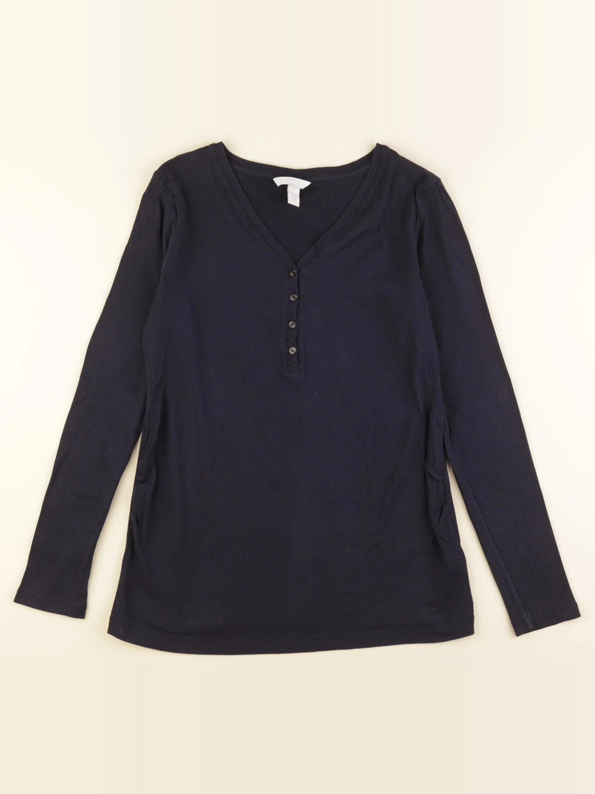 H&M - tee-shirt grossesse, allaitement bleu - xl