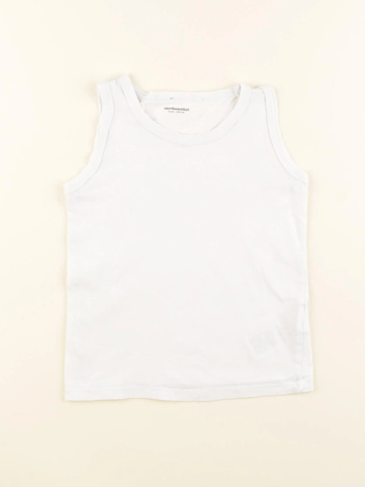 Vertbaudet - débardeur blanc - 4 ans