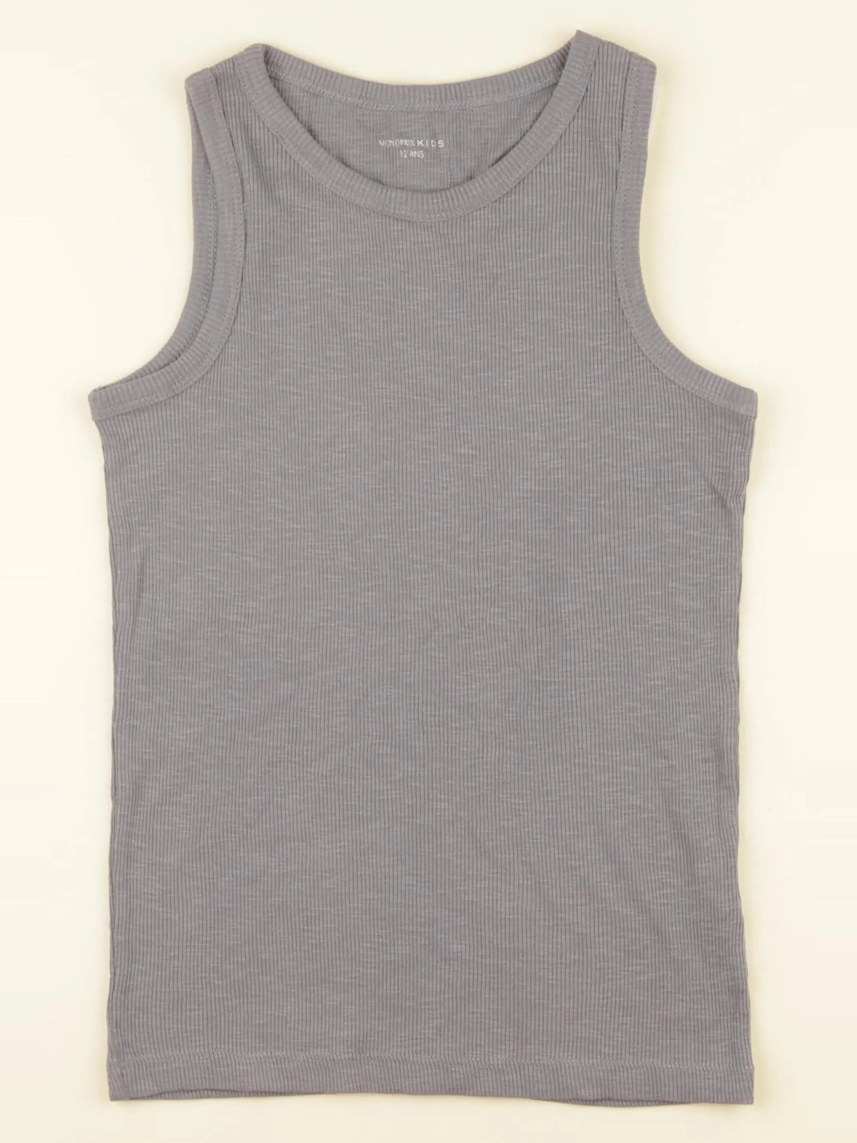 Monoprix - débardeur gris - 12 ans