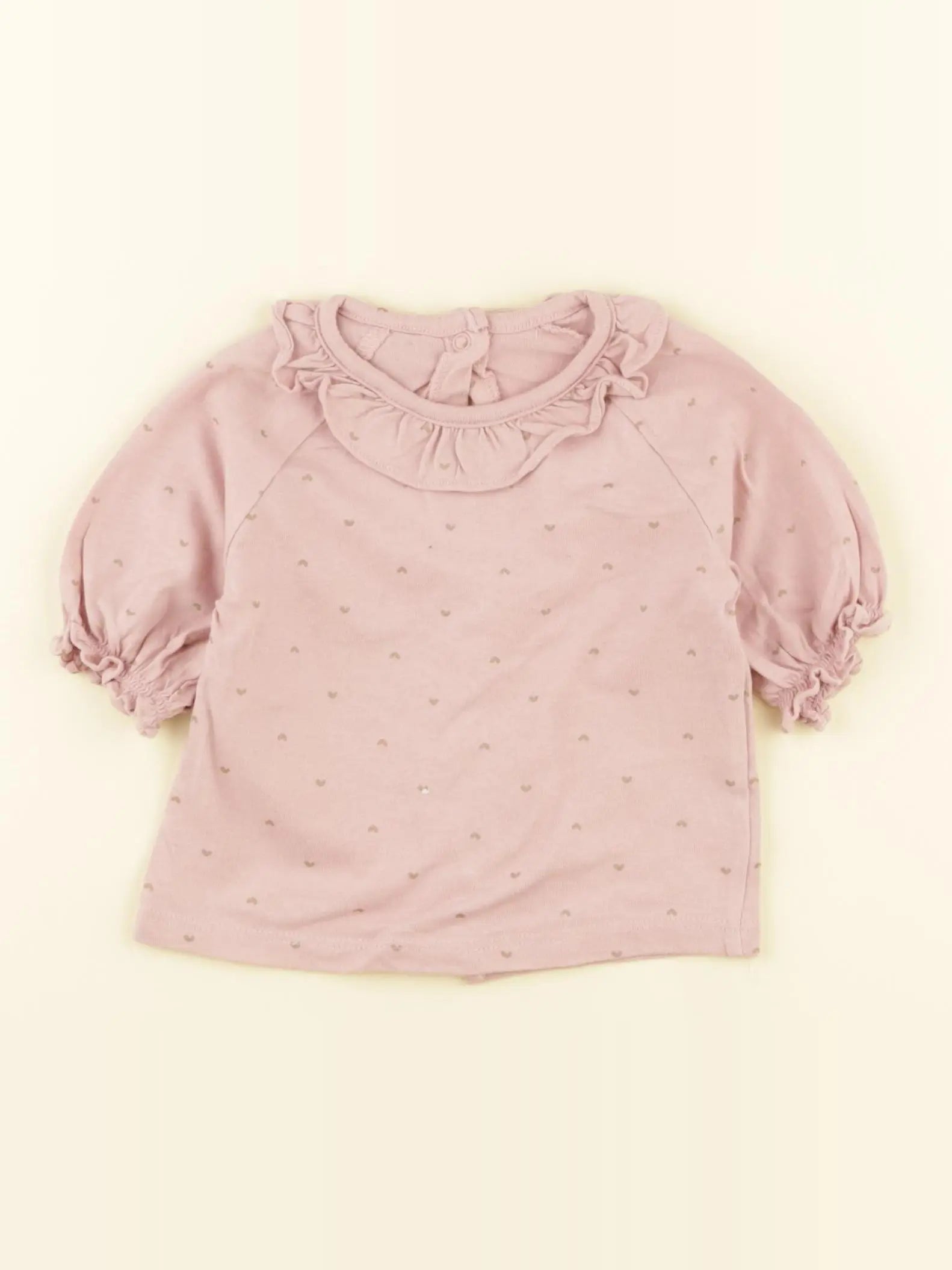 Vertbaudet - tee-shirt rose - 9 mois