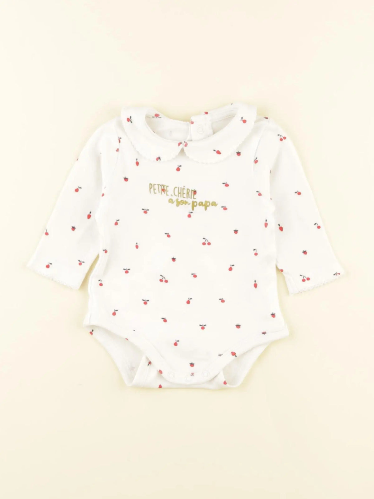 Vertbaudet - body à col blanc - 3 mois