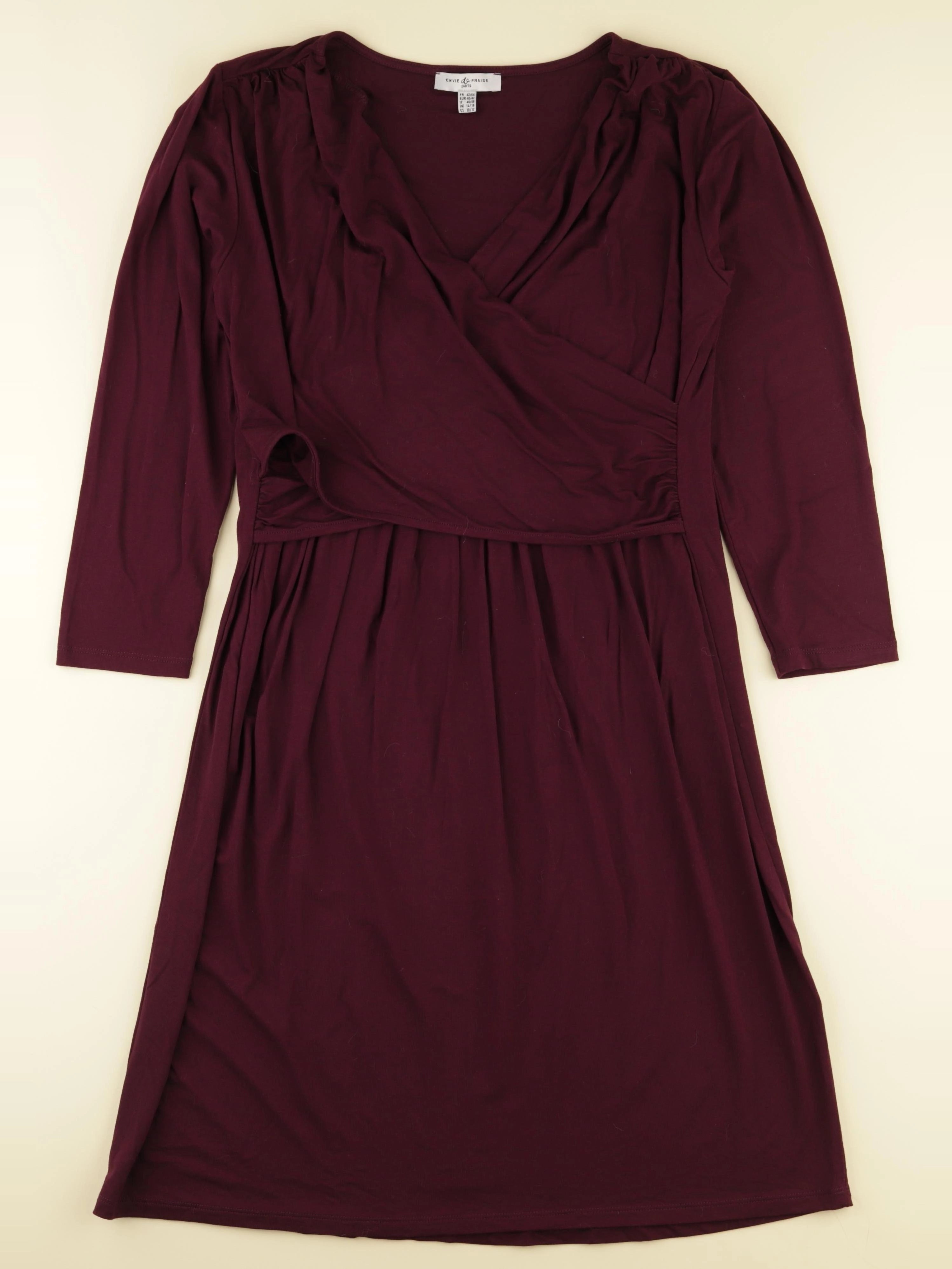 Envie de fraise - robe allaitement violet - 42 à 44