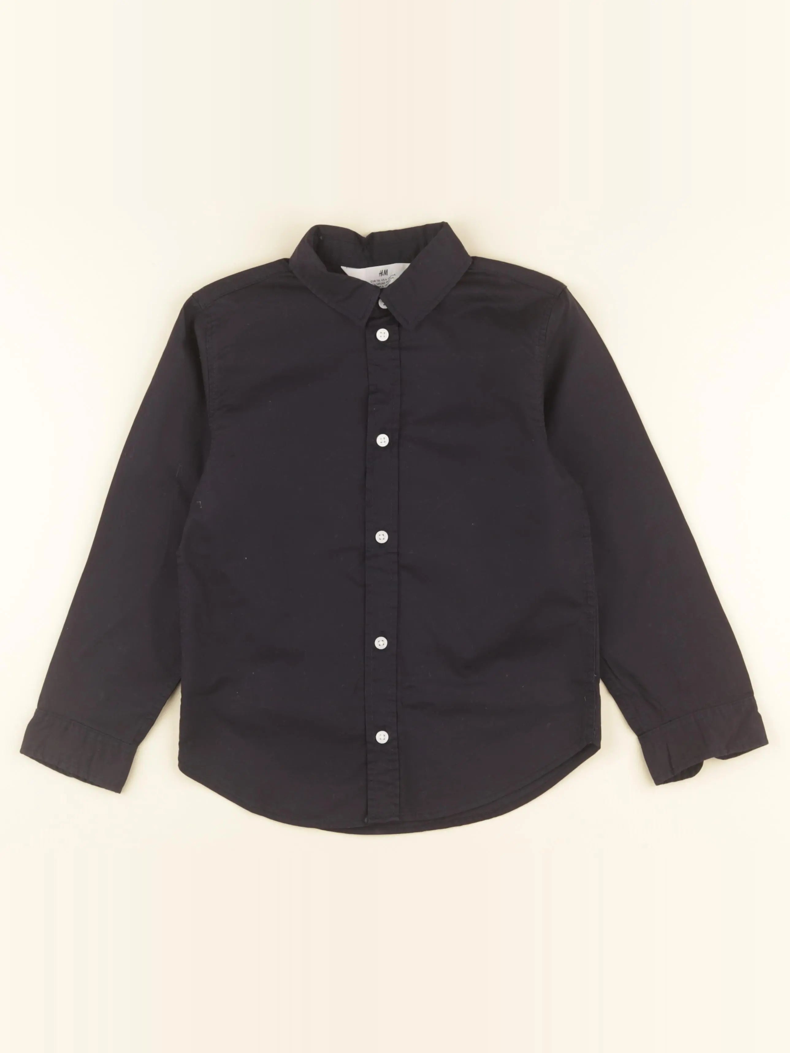 H&M - chemise bleu - 5/6 ans