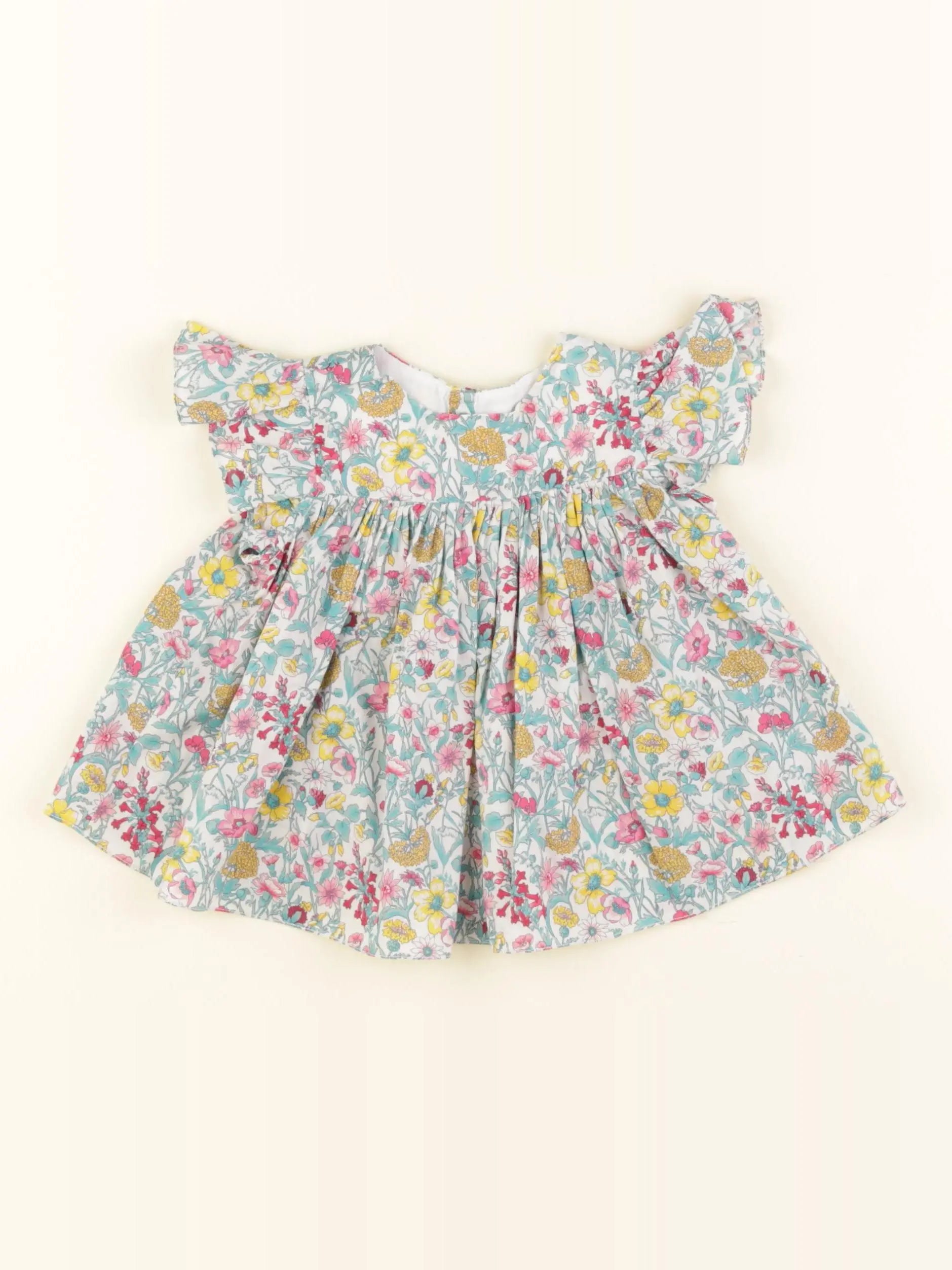 Jacadi - blouse liberty multicolore - 12 mois