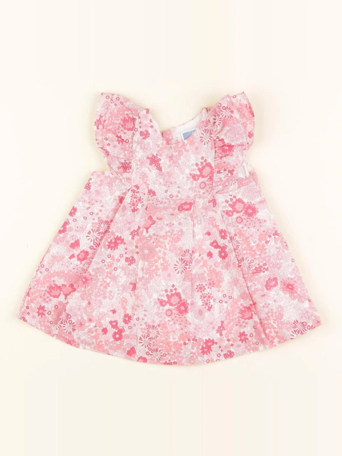 Jacadi - robe liberty rose - 1 mois