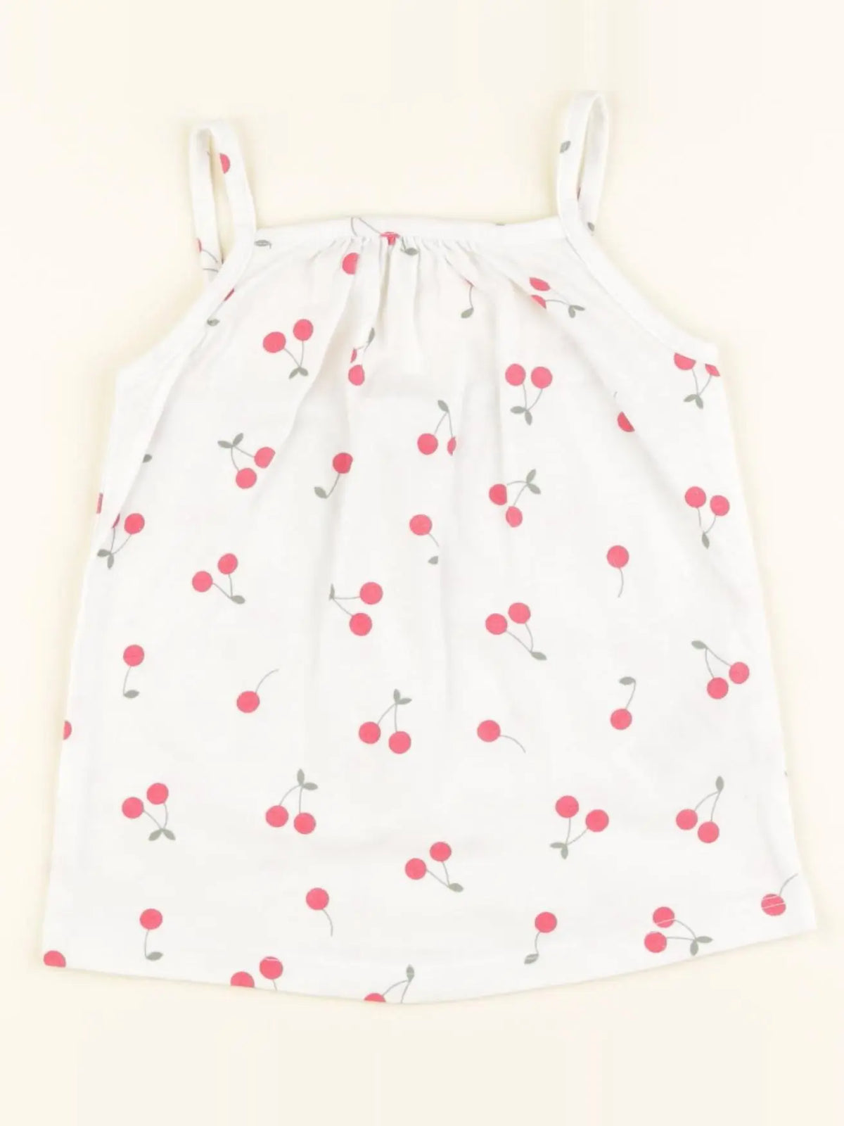 Vertbaudet - débardeur blanc - 3 ans