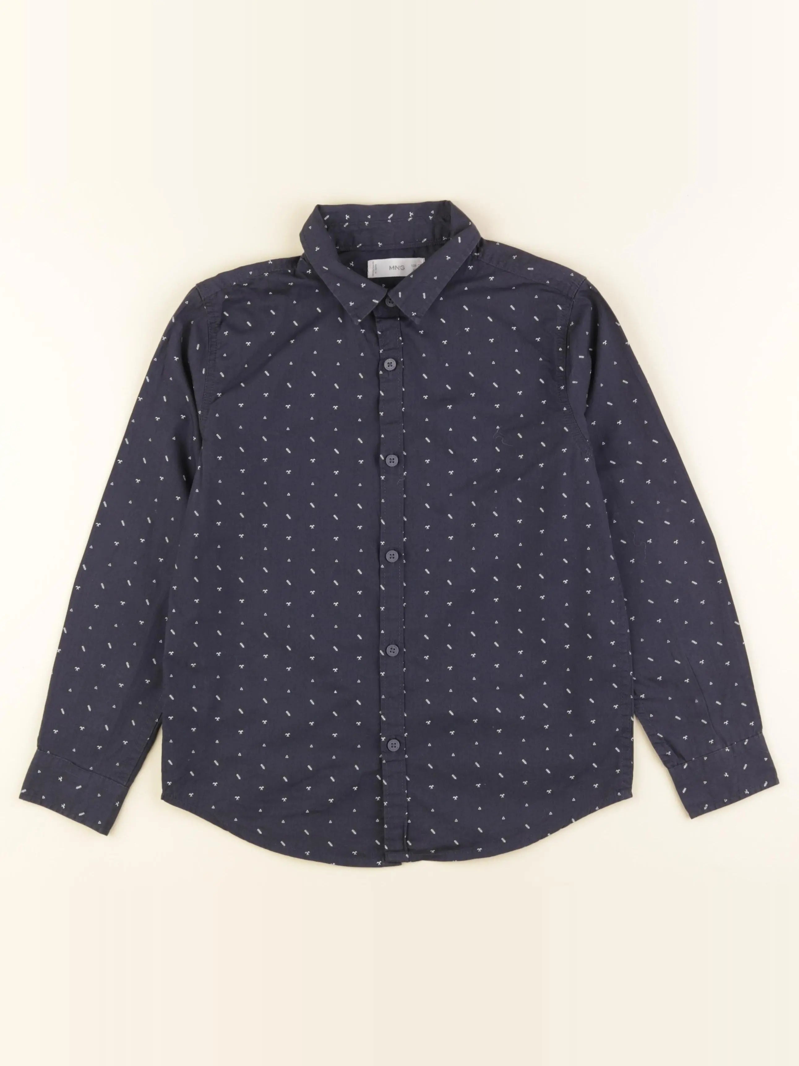 Mango - chemise bleu - 8 ans