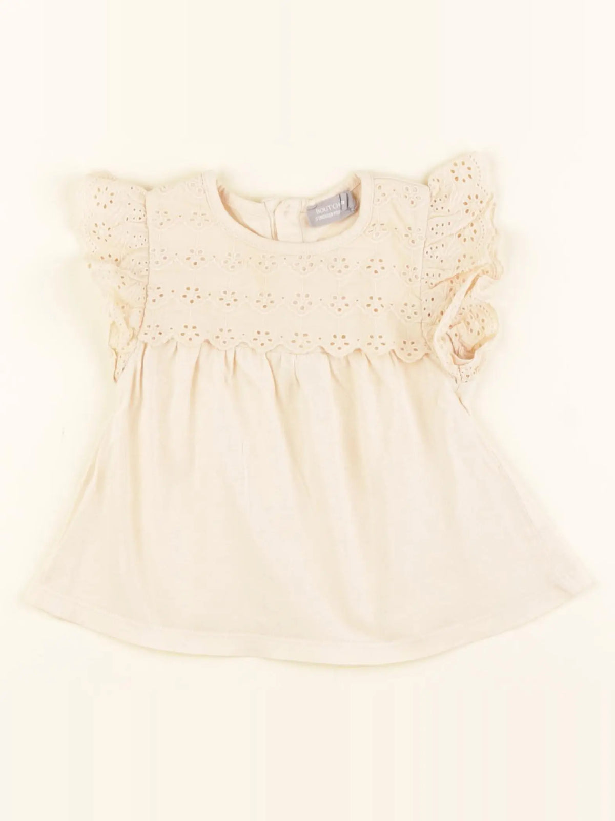 Boutchou - blouse orange - 12 mois