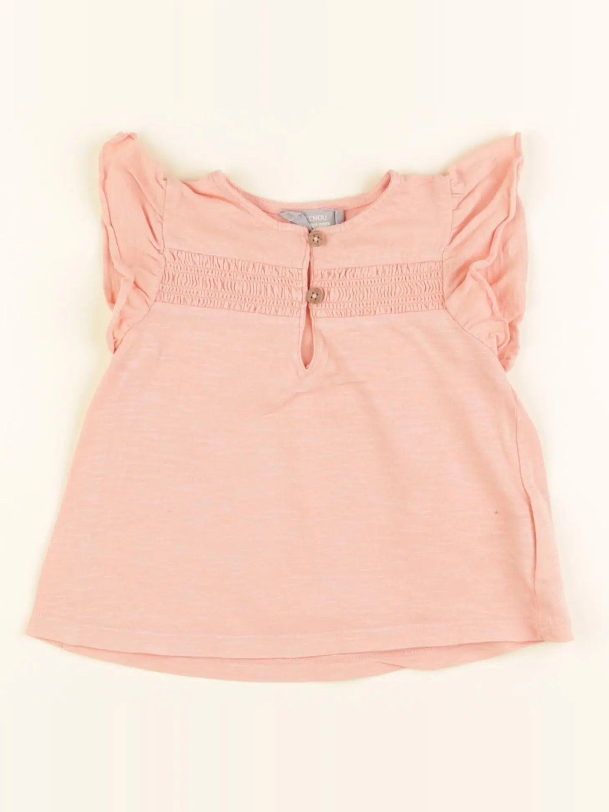 Boutchou - tee-shirt rose - 12 mois