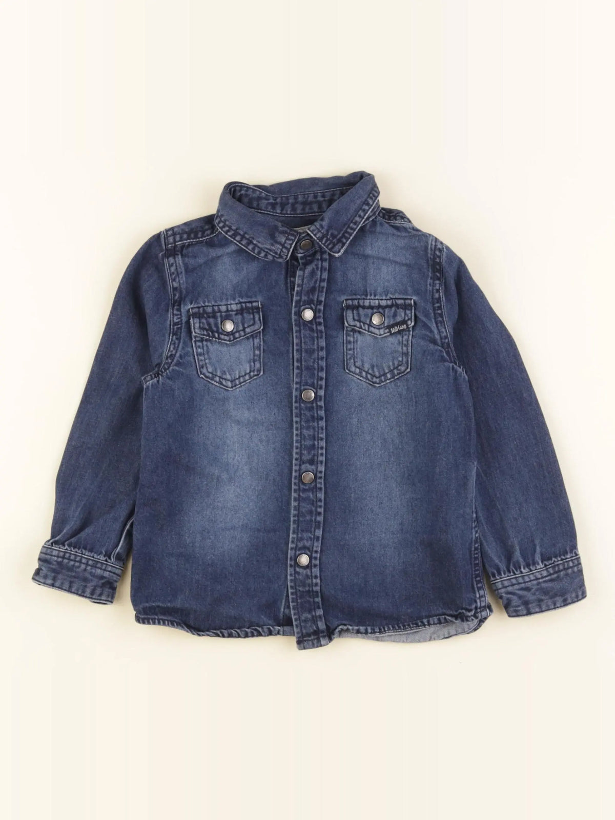 Vertbaudet - chemise bleu - 3 ans