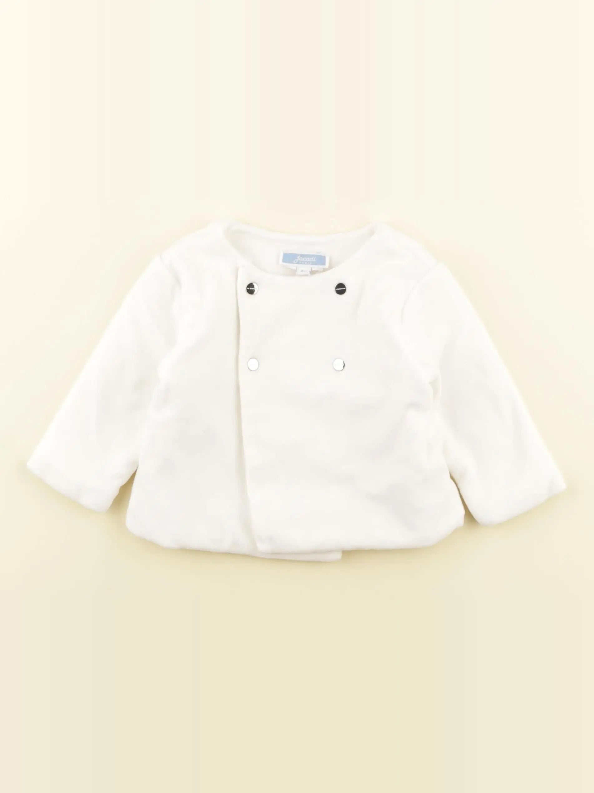 Jacadi - veste blanc - 6 mois
