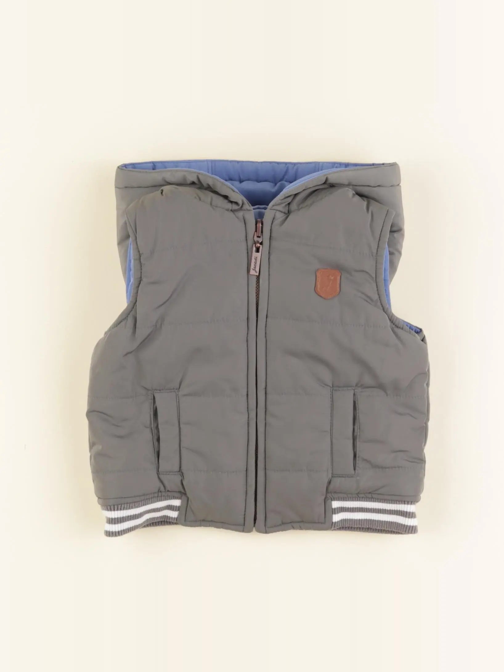 Jacadi - doudoune réversible vert - 12 mois