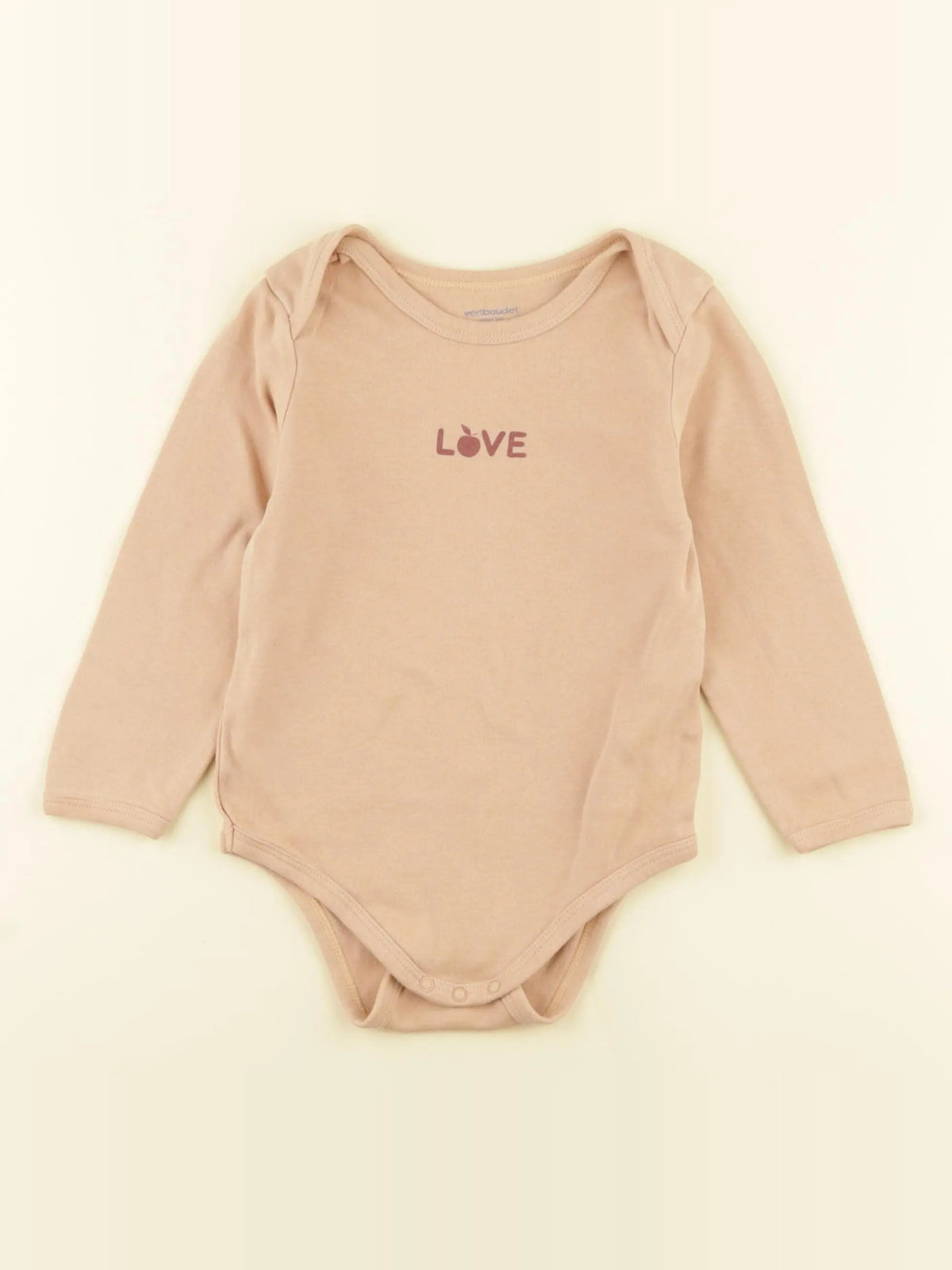 Vertbaudet - body marron - 36 mois