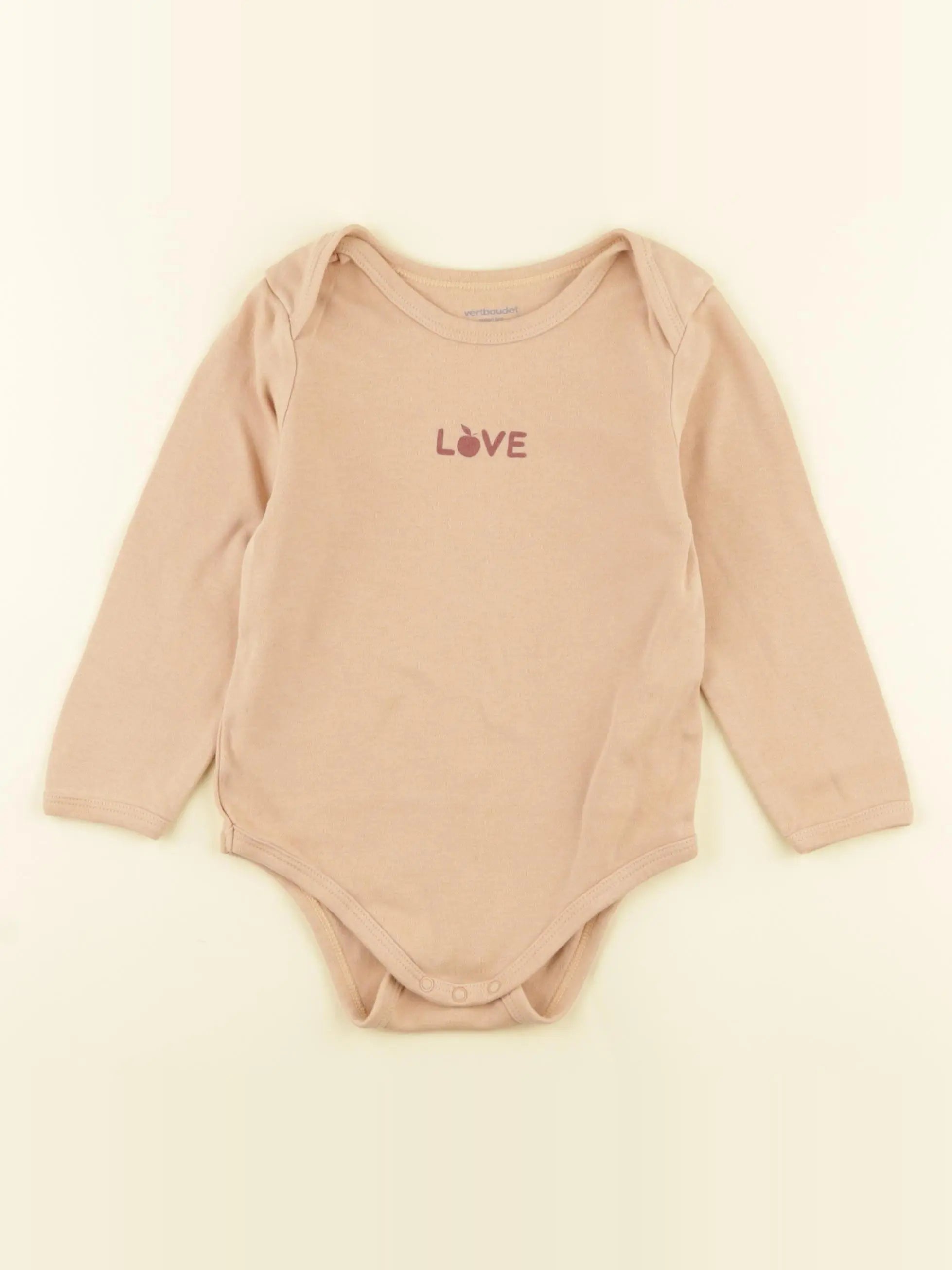 Vertbaudet - body marron - 36 mois