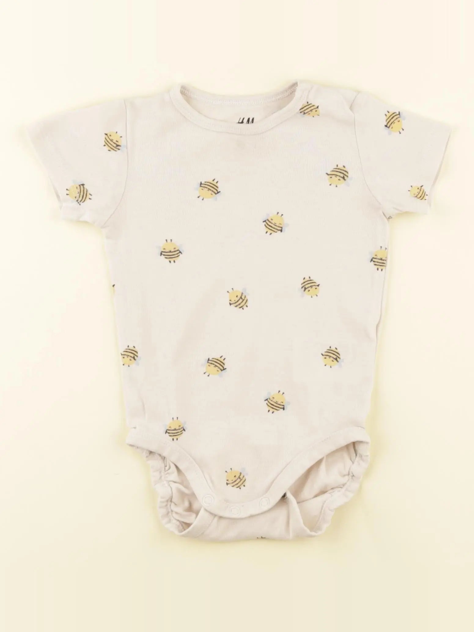 H&M - body beige - 9 mois