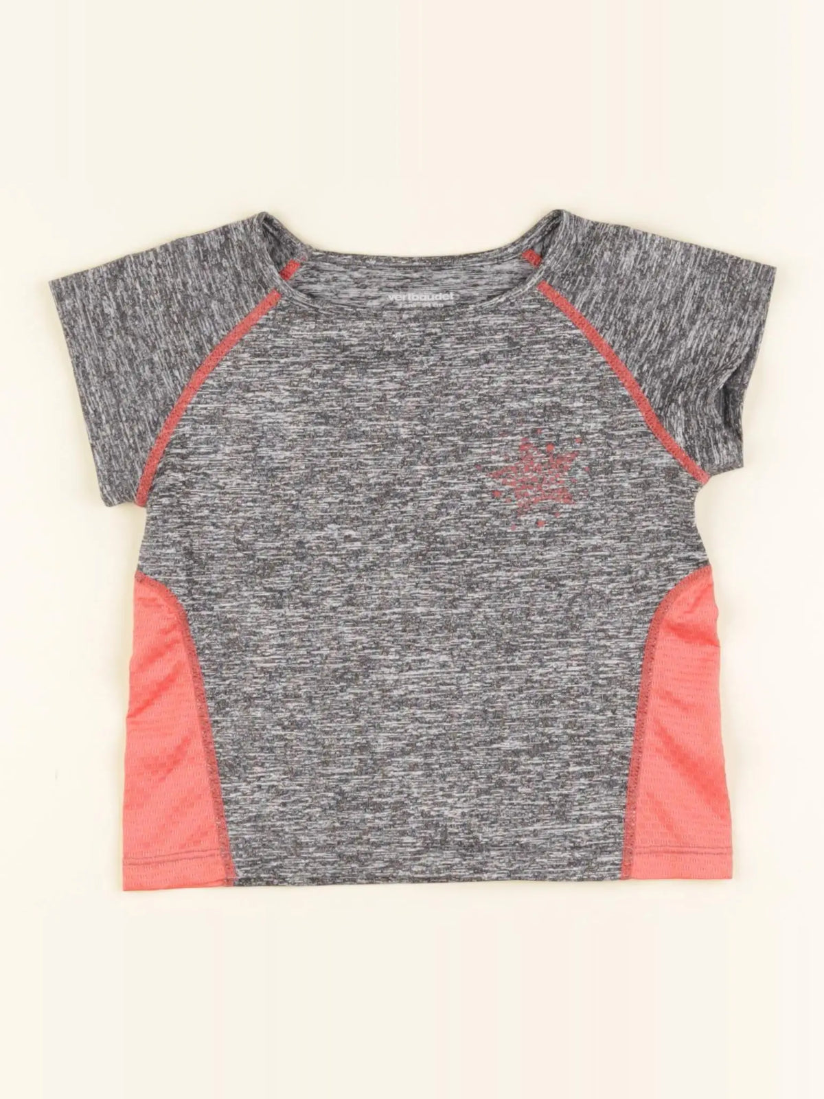 Vertbaudet - tee-shirt gris - 3 ans