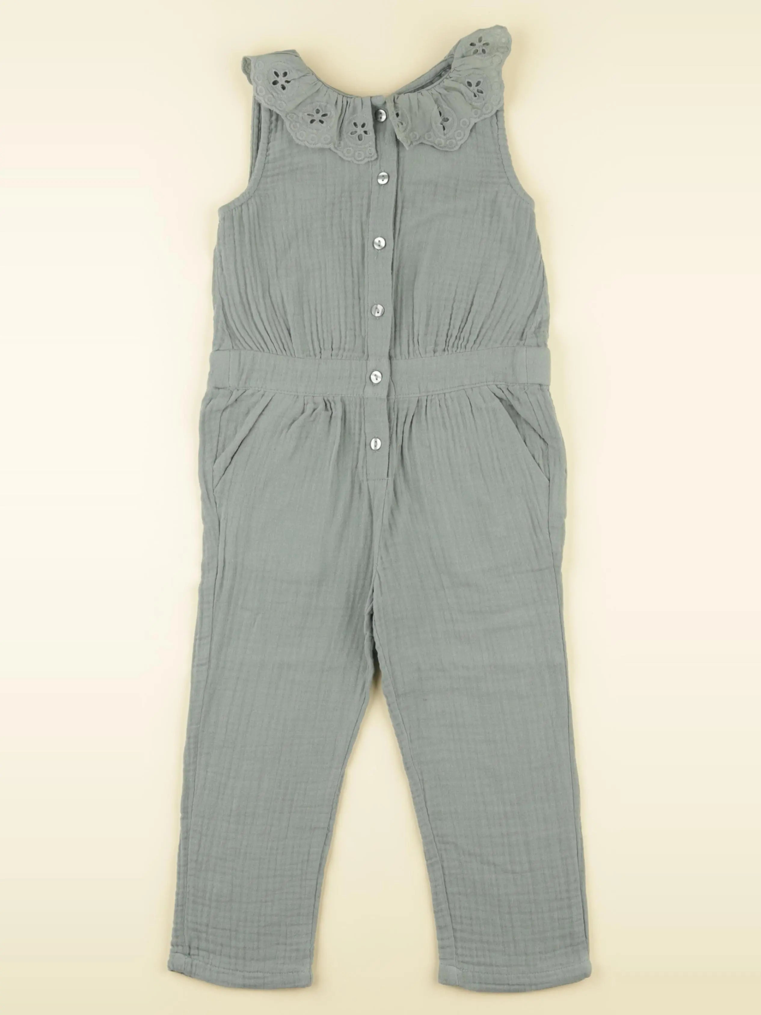 Vertbaudet - combinaison vert - 3 ans