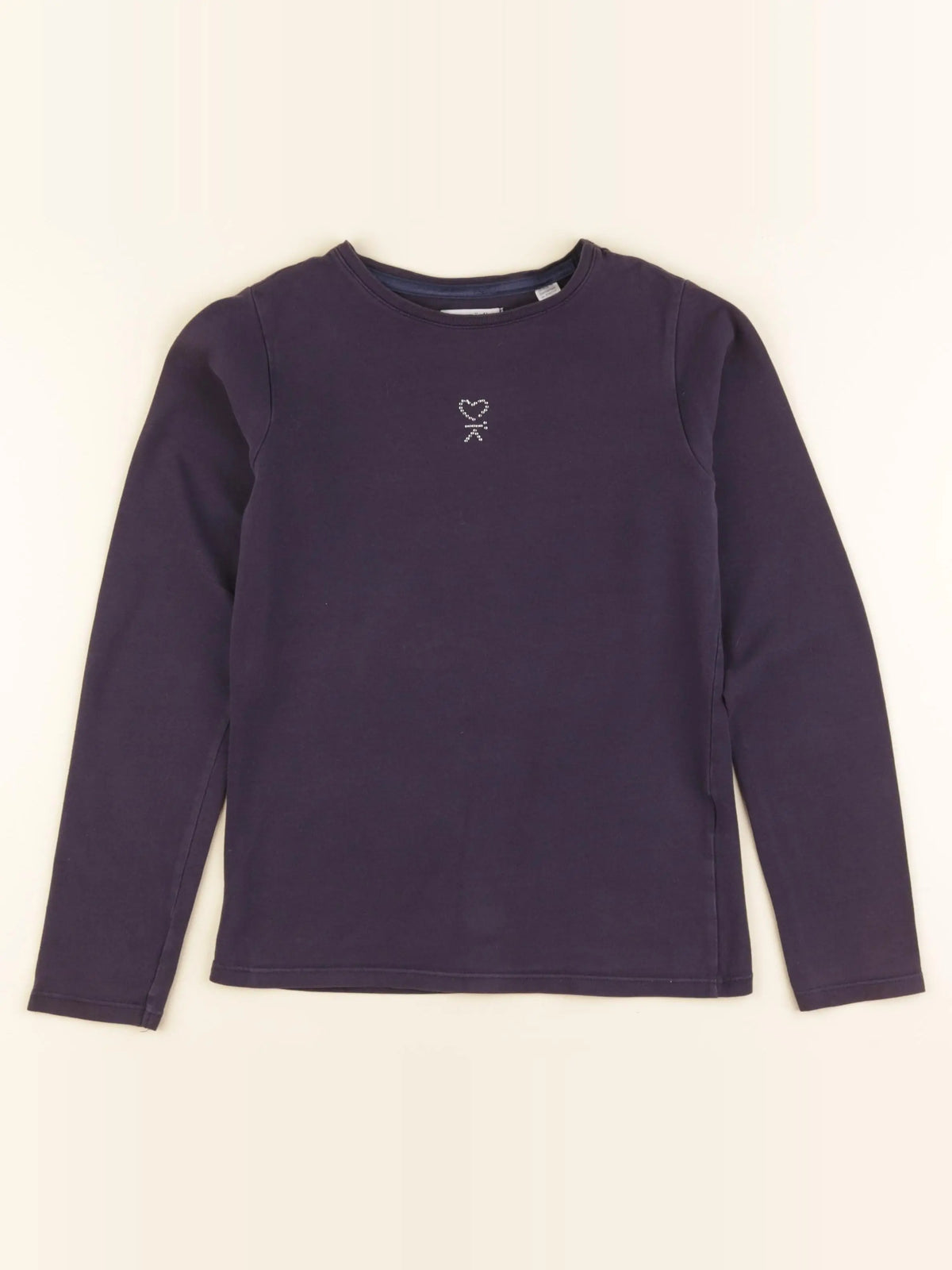 Okaidi - tee-shirt bleu, argent - 10 ans