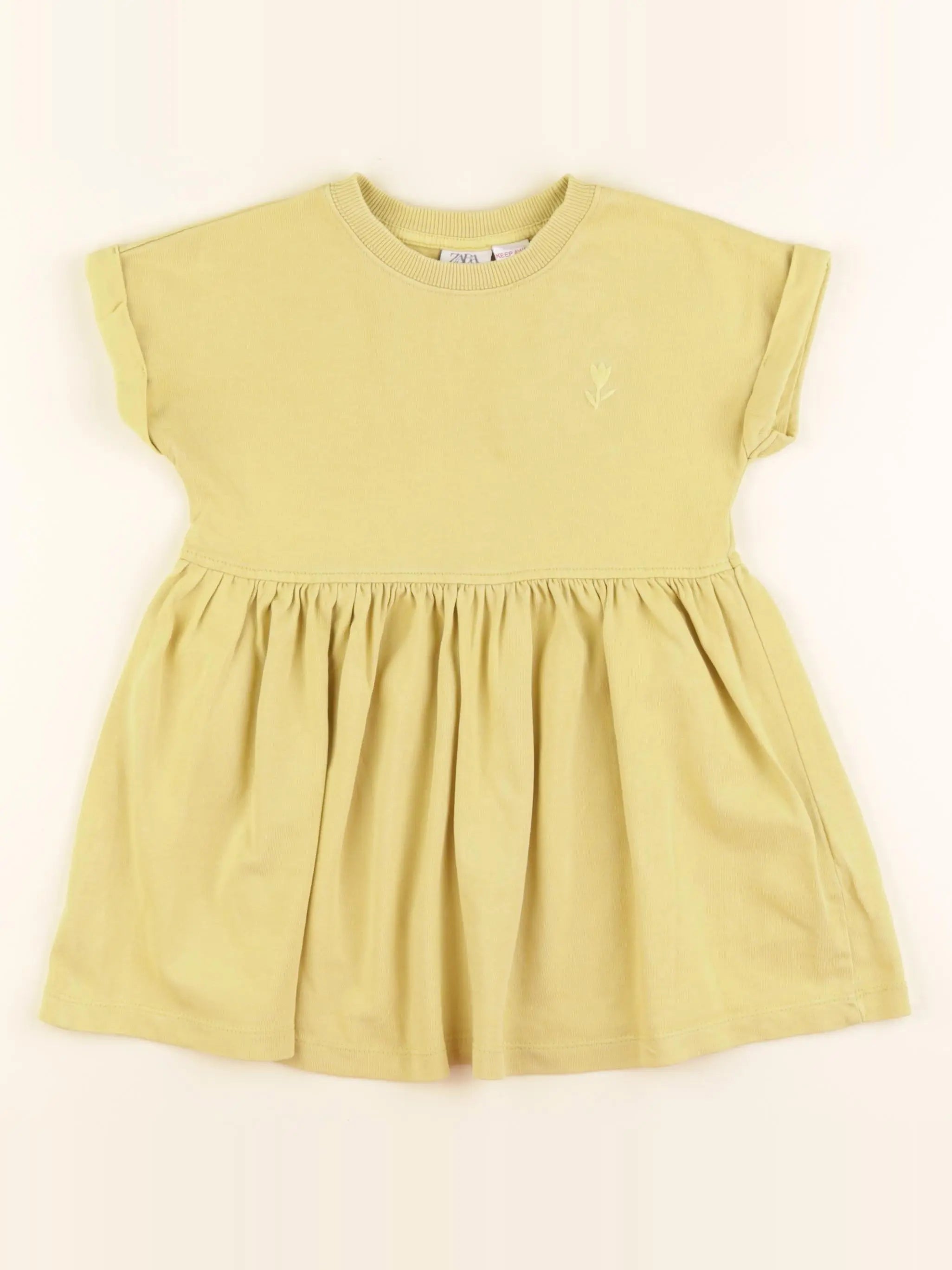 Zara - robe jaune - 2 ans