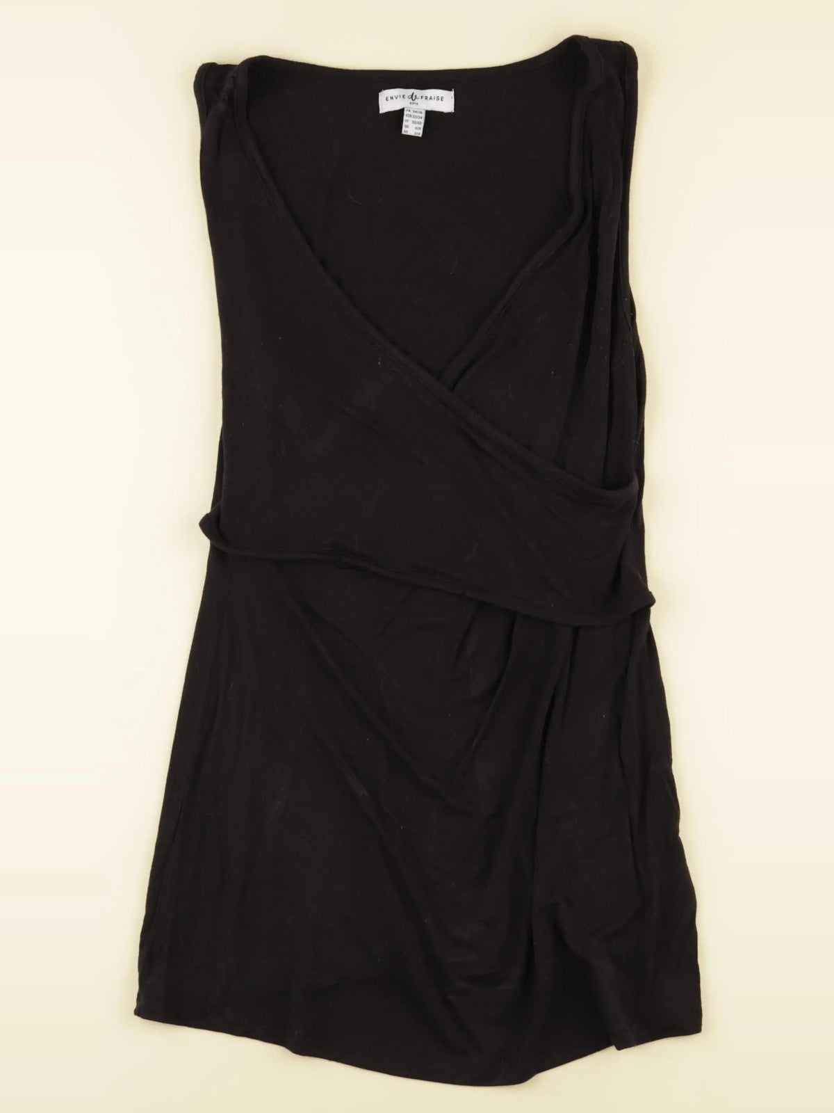 Envie de fraise - débardeur grossesse, allaitement noir - 34 à 36