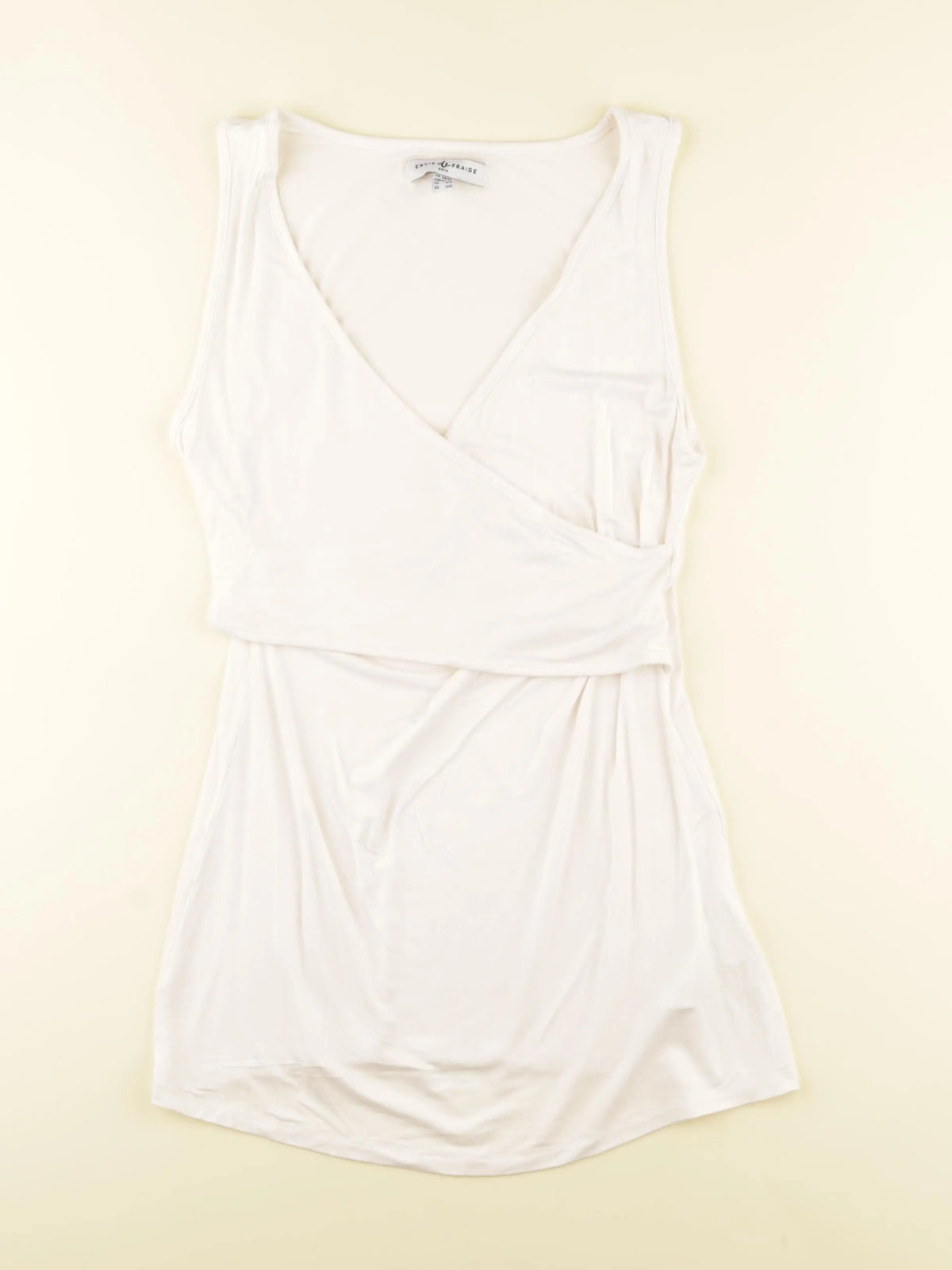 Envie de fraise - débardeur grossesse, allaitement blanc - 34 à 36