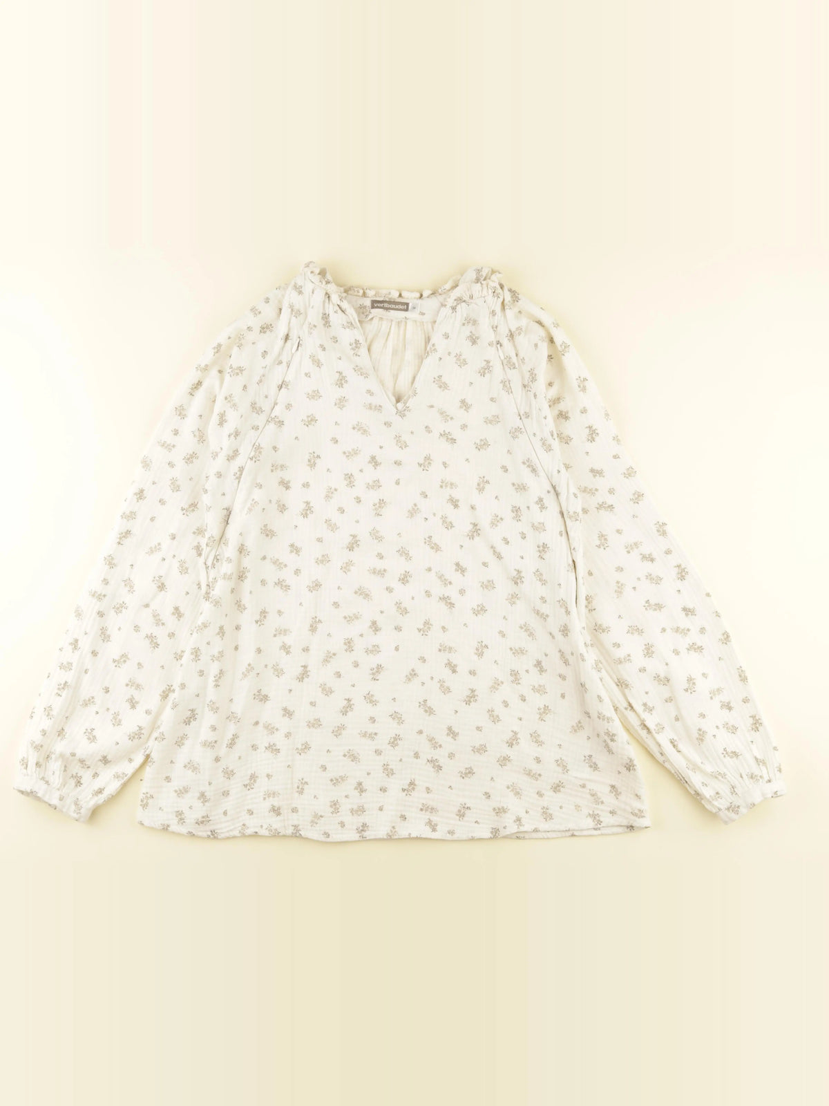 Vertbaudet - blouse grossesse, allaitement beige - 34