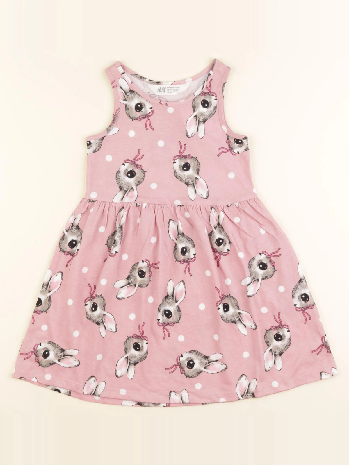 H&M - robe rose - 2/4 ans