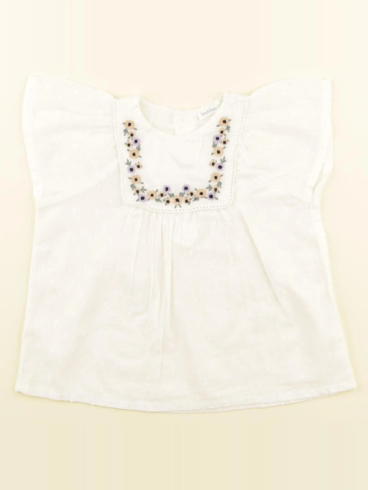 Boutchou - blouse blanc - 18 mois